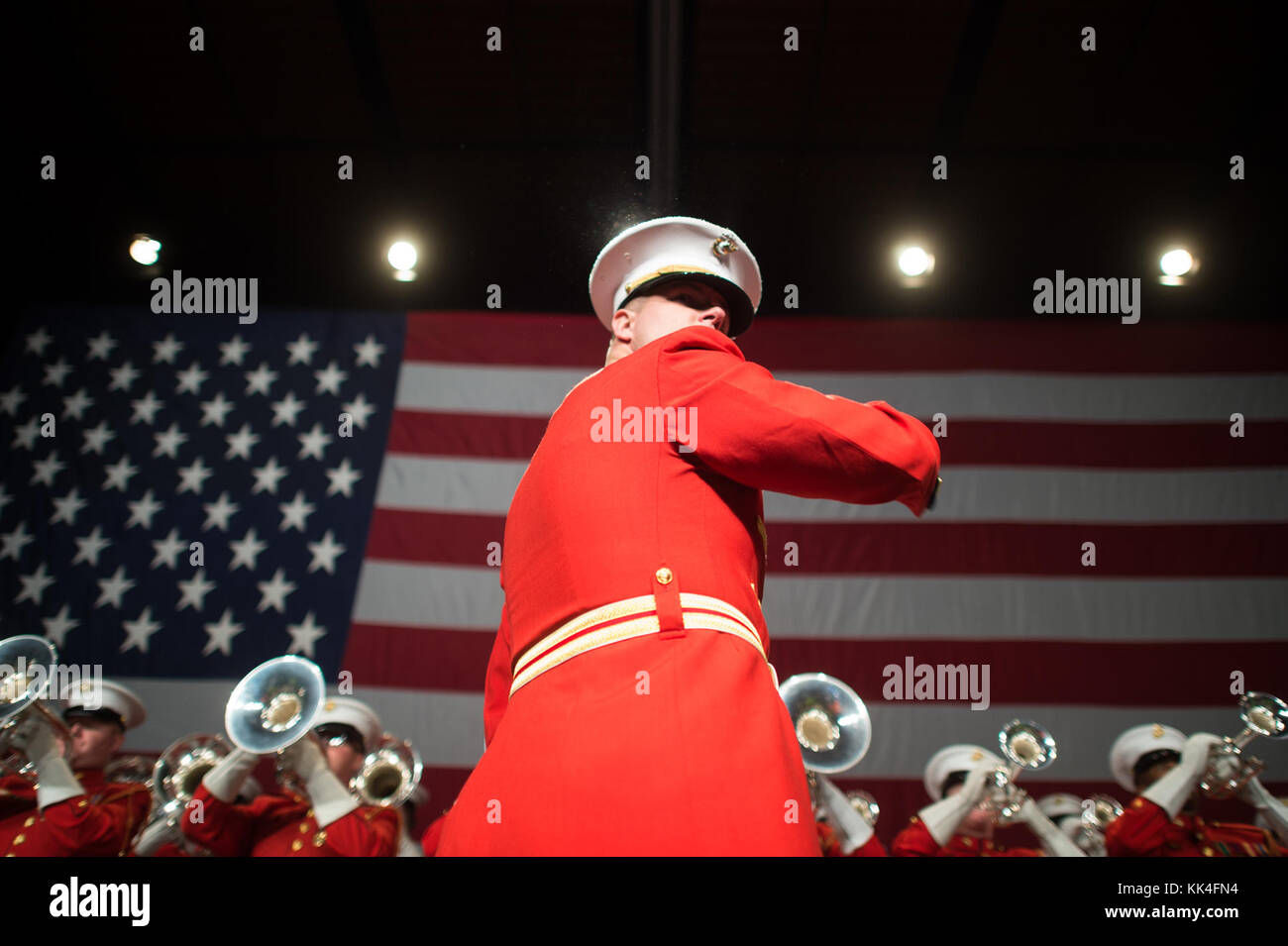 "The Commandant's Own" United States Marine Drum and Bugle Corps plays