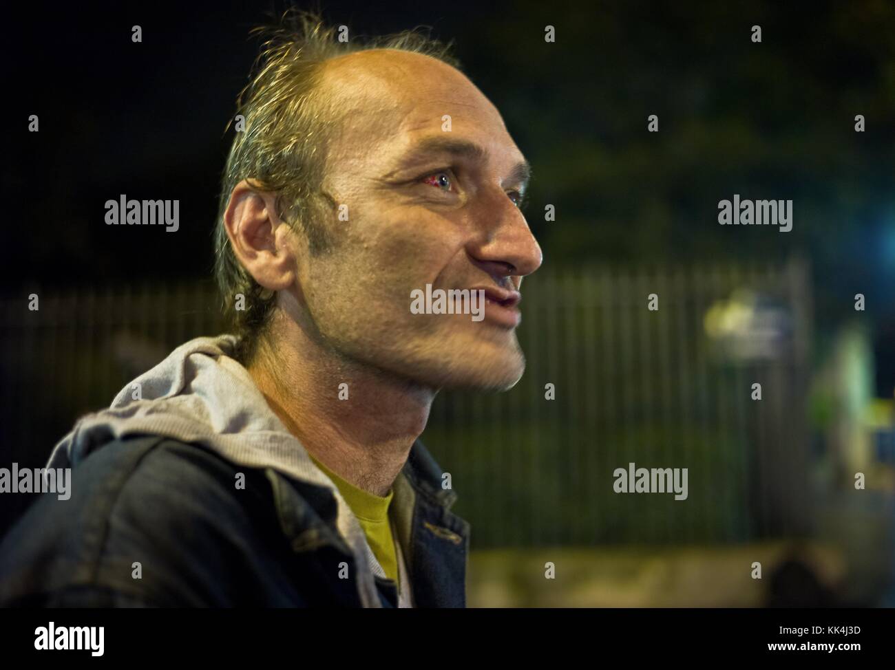 Urban poverty -  11/10/2012  -    -  Urban poverty -  Zoltrech homeless   -  Sylvain Leser / Le Pictorium Stock Photo