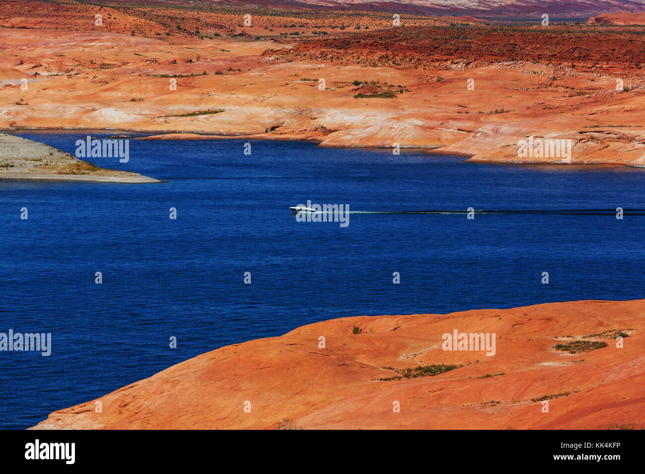 Lake Powell, Alstrom point, USA Stock Photo - Alamy