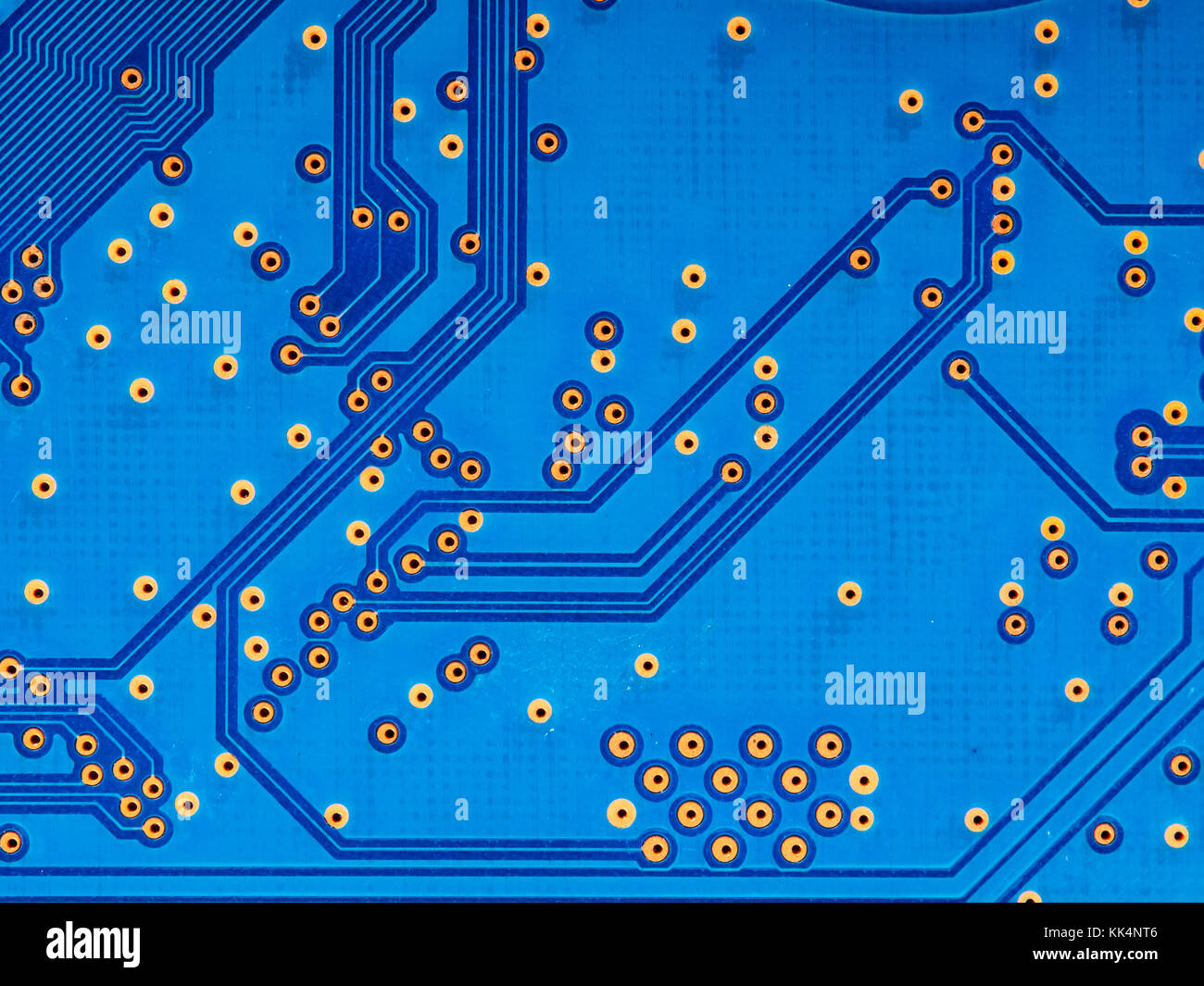 closeup of blue circuit board background Stock Photo Alamy