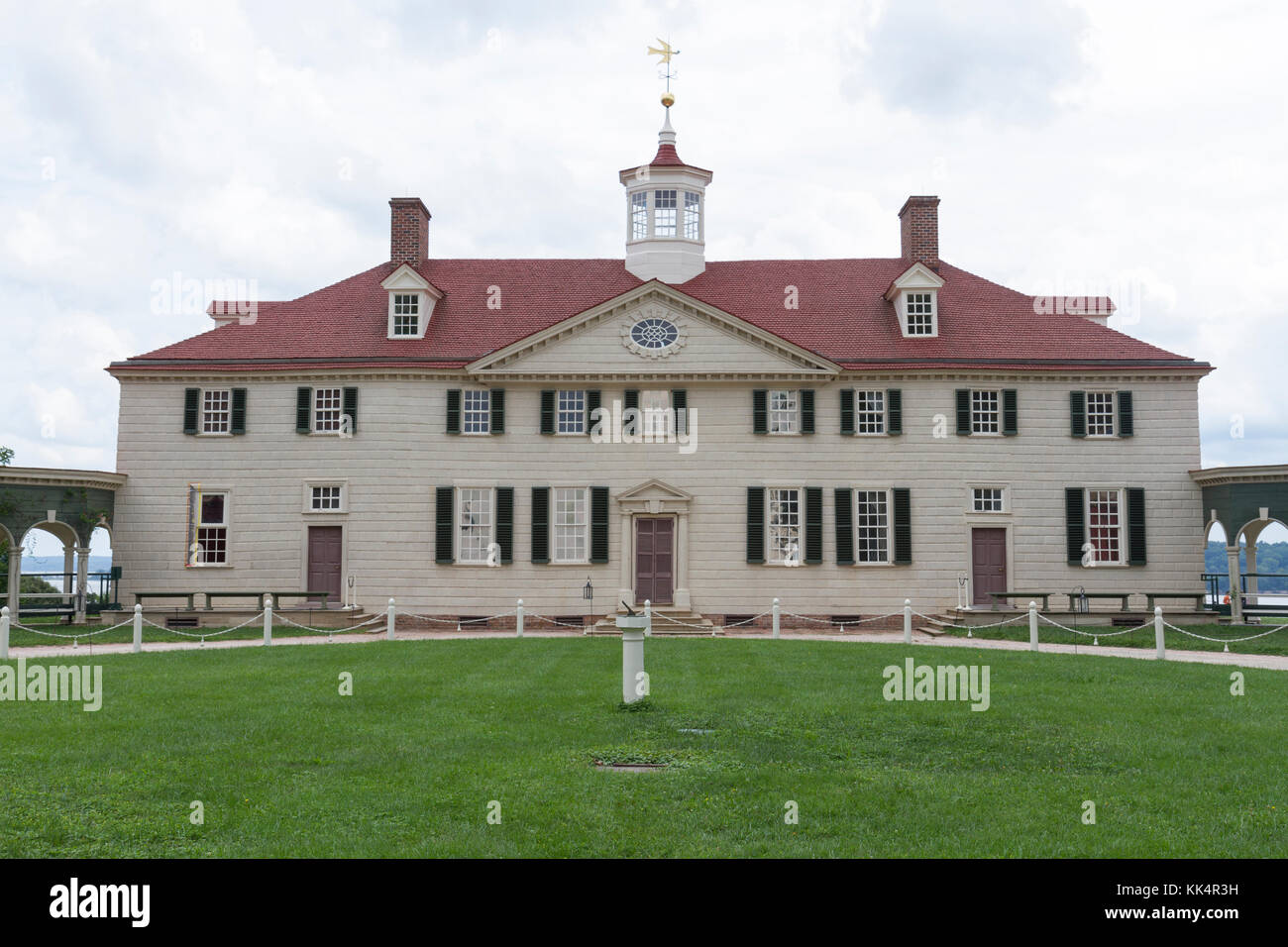 Usa main house of mount vernon plantation hires stock photography and