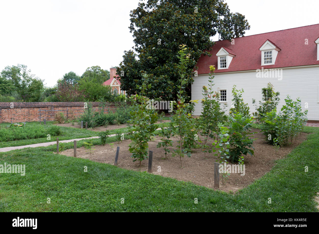 The botanical garden on the Mount Vernon estate, Alexandria, Virginia