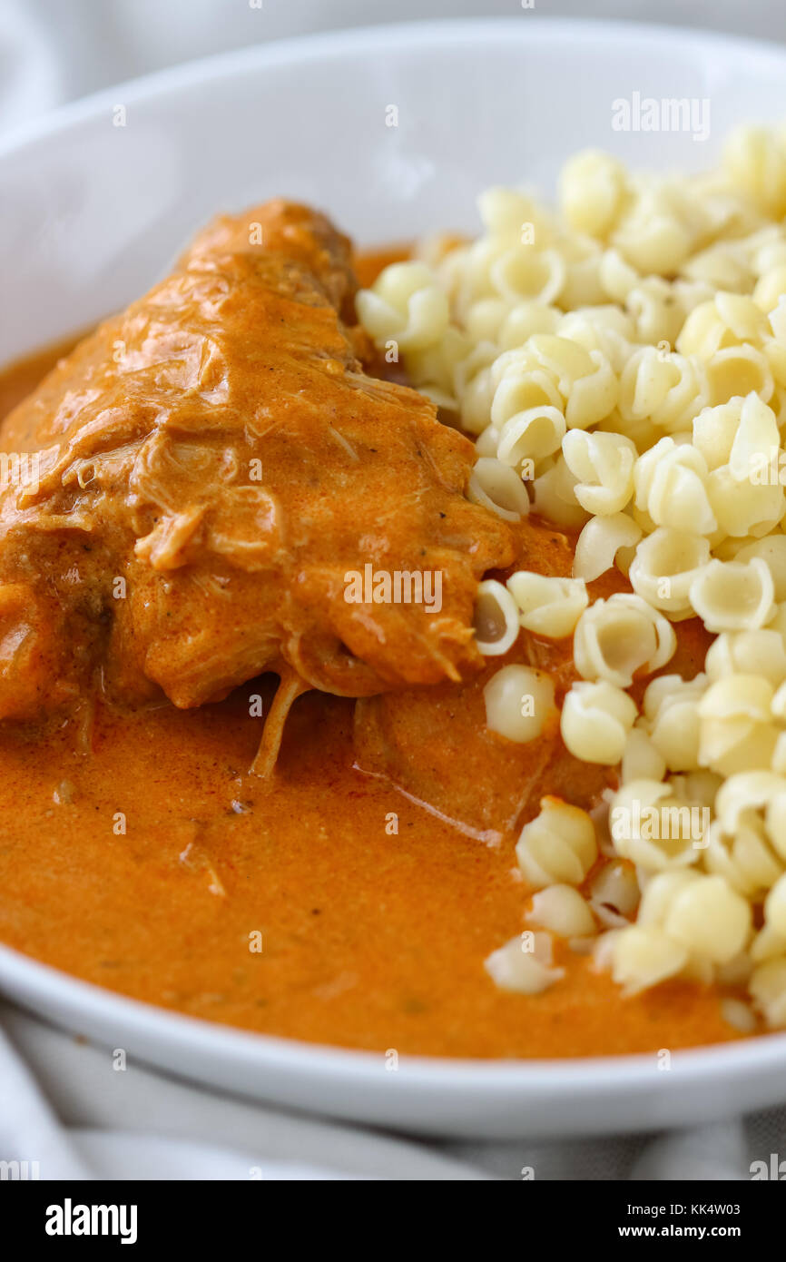 Pressure Cooker Chicken Paprikash Stock Photo Alamy