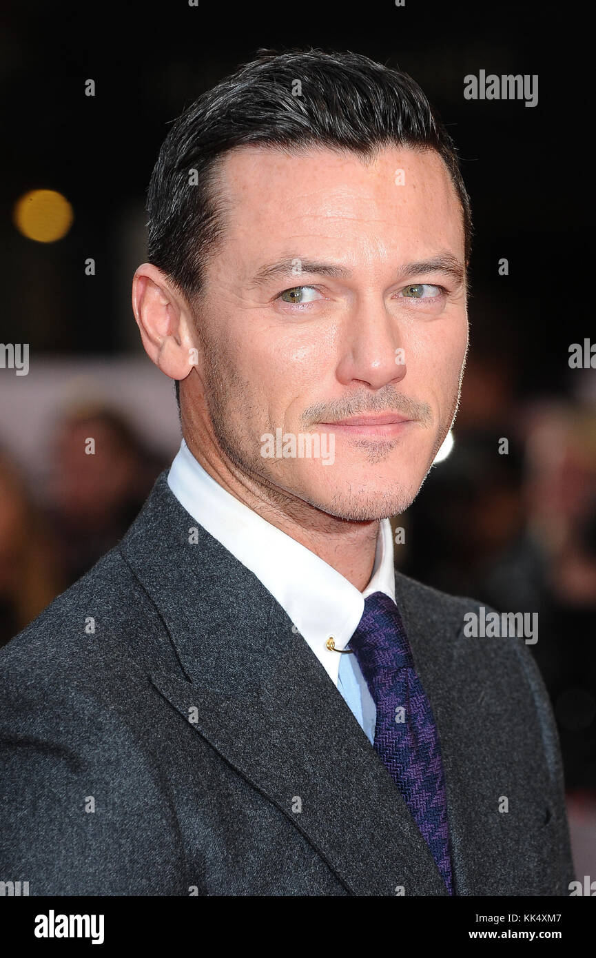 Welsh Actor Luke Evans Attends The Uk Premiere Of Dracula Untold At Stock Photo Alamy