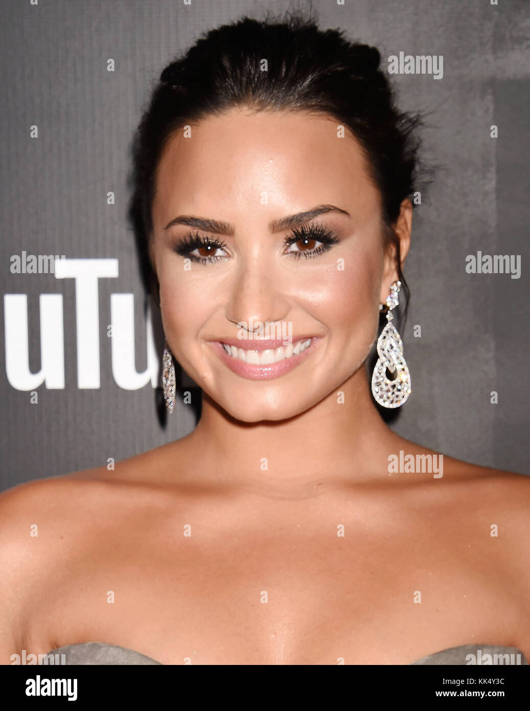 DEMI LOVATO US singer and film actress in September 2017. Photo: Jeffrey Mayer Stock Photo