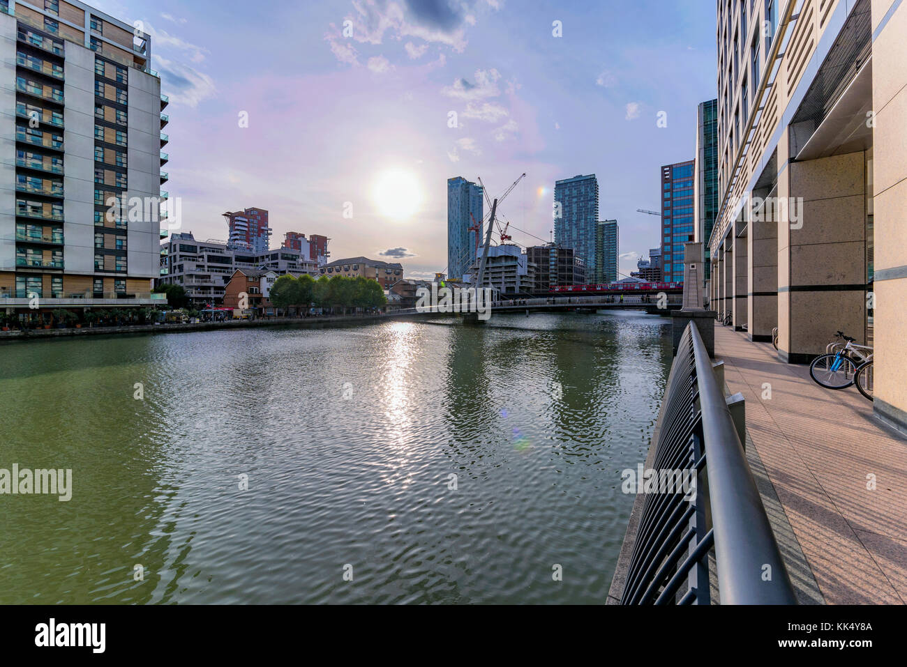 Modern Riverside Building LONDON, UNITED KINGDOM - OCTOBER 07: Riverside modern architecture in ...