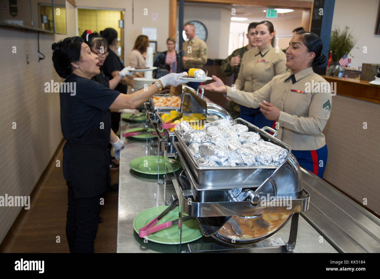 Corporal Christina Zamora, postal clerk, Marine Corps Logistics Base