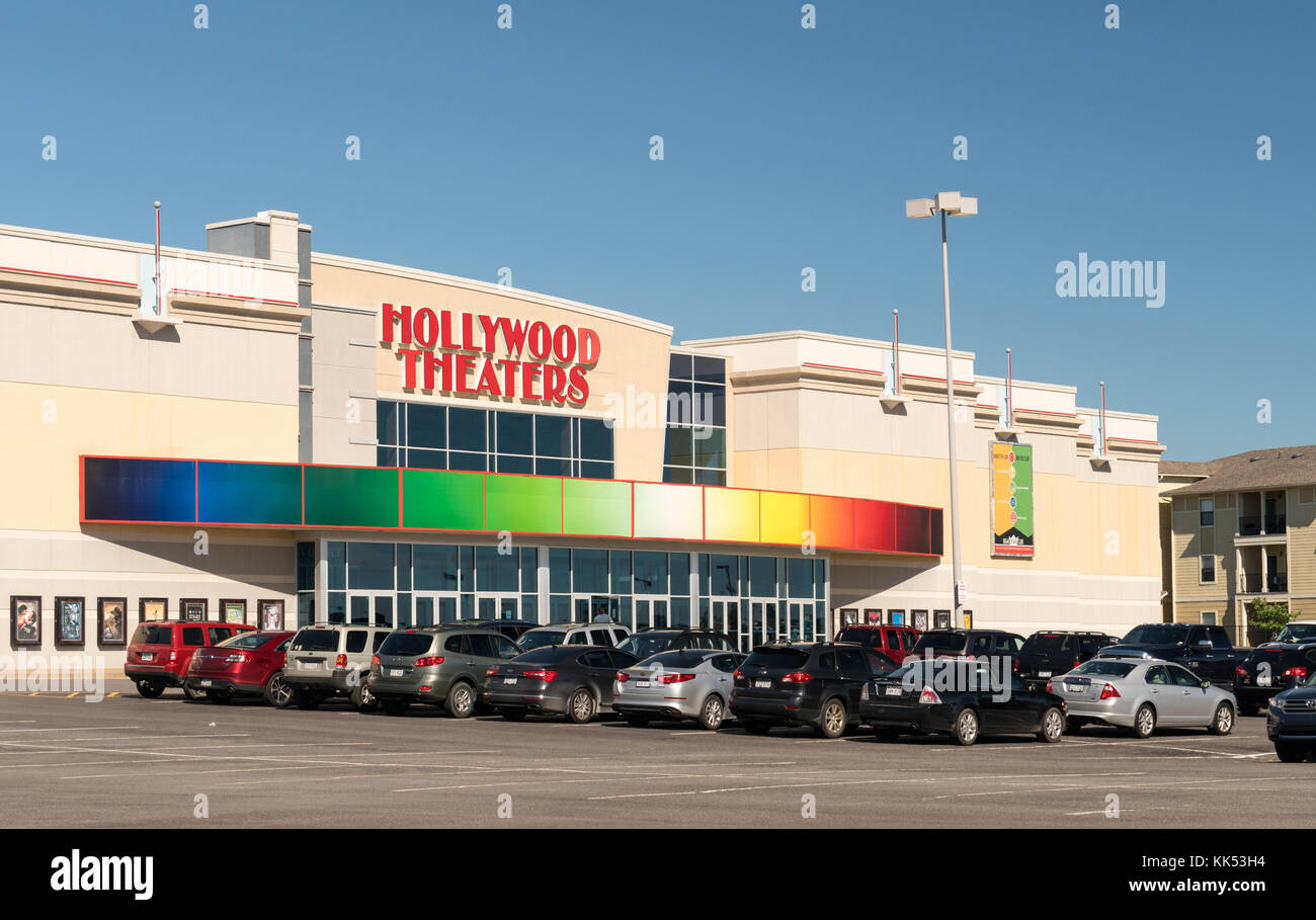 Hollywood Theaters building in Morgantown WV Stock Photo