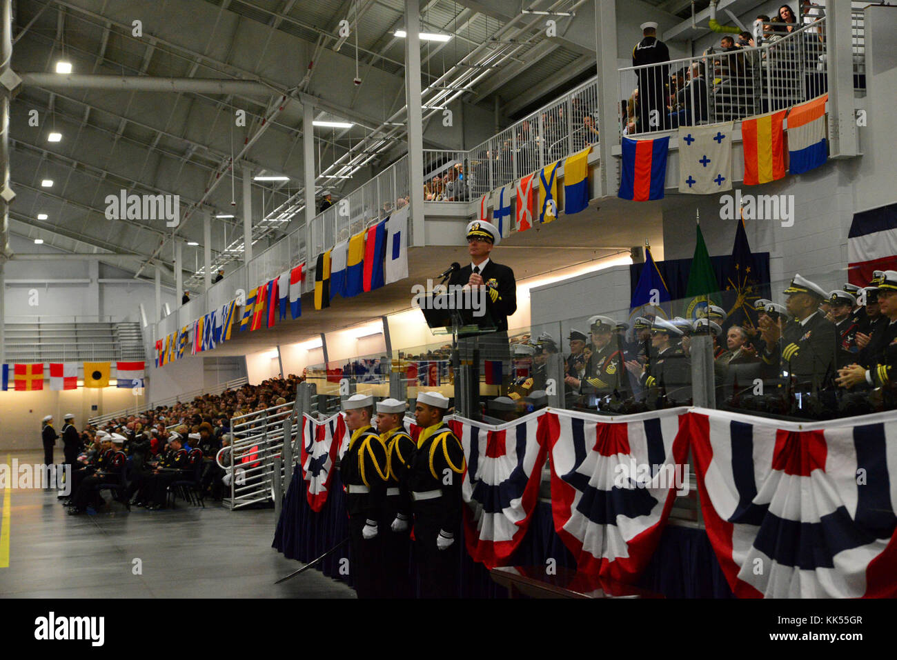 GREAT LAKES, Ill (Nov. 9, 2017) Training Support Center Commanding Officer Mark Meskimen