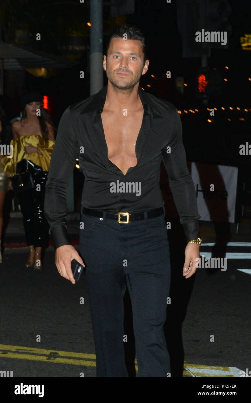 Mark Wright Arriving At The "Casamigos" Halloween Party In Hollywood