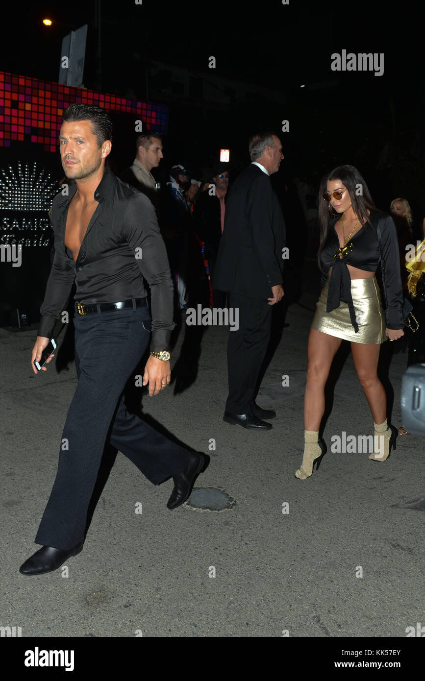 Mark Wright Arriving At The "Casamigos" Halloween Party In Hollywood
