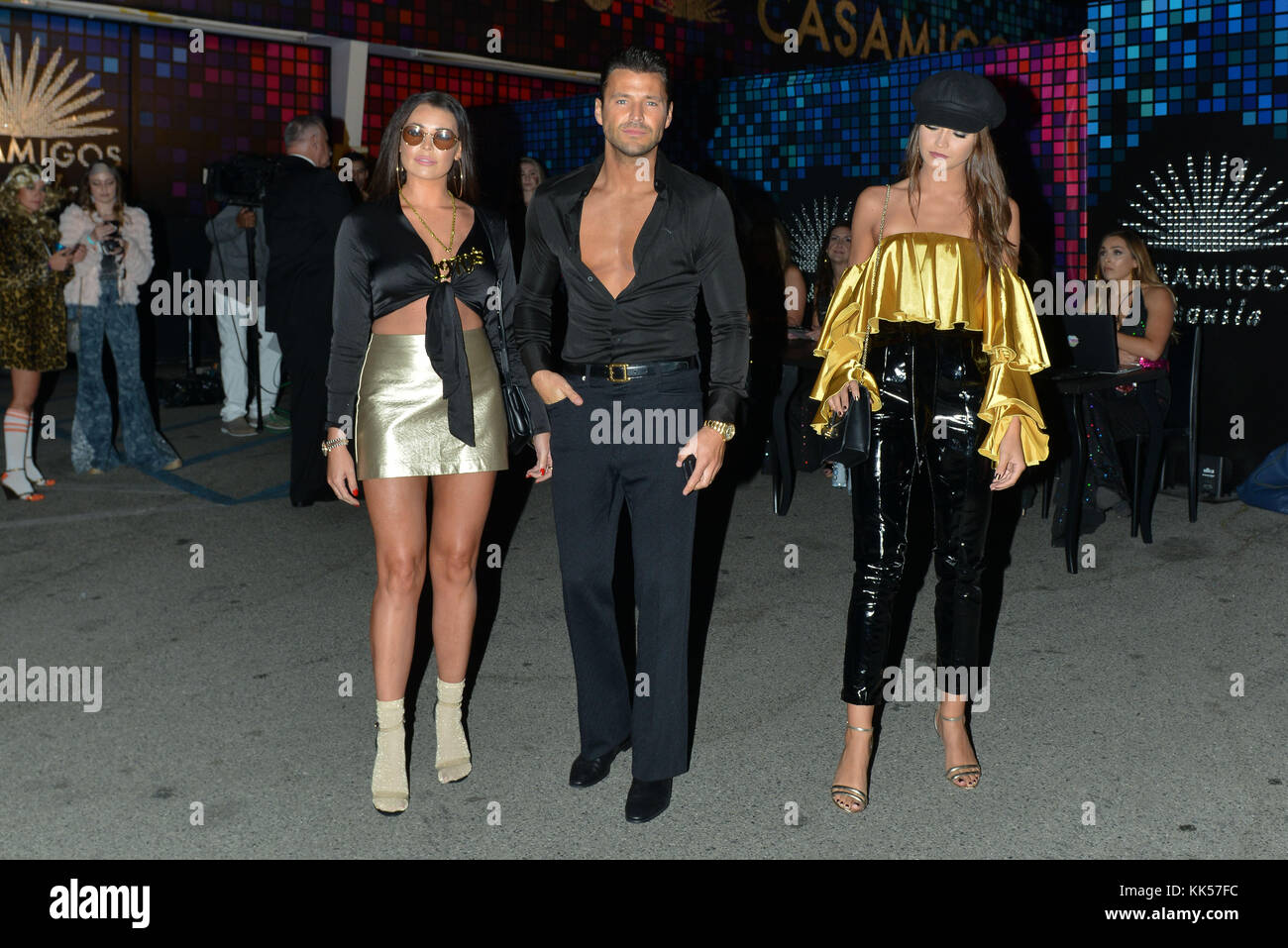 Mark Wright Arriving At The "Casamigos" Halloween Party In Hollywood