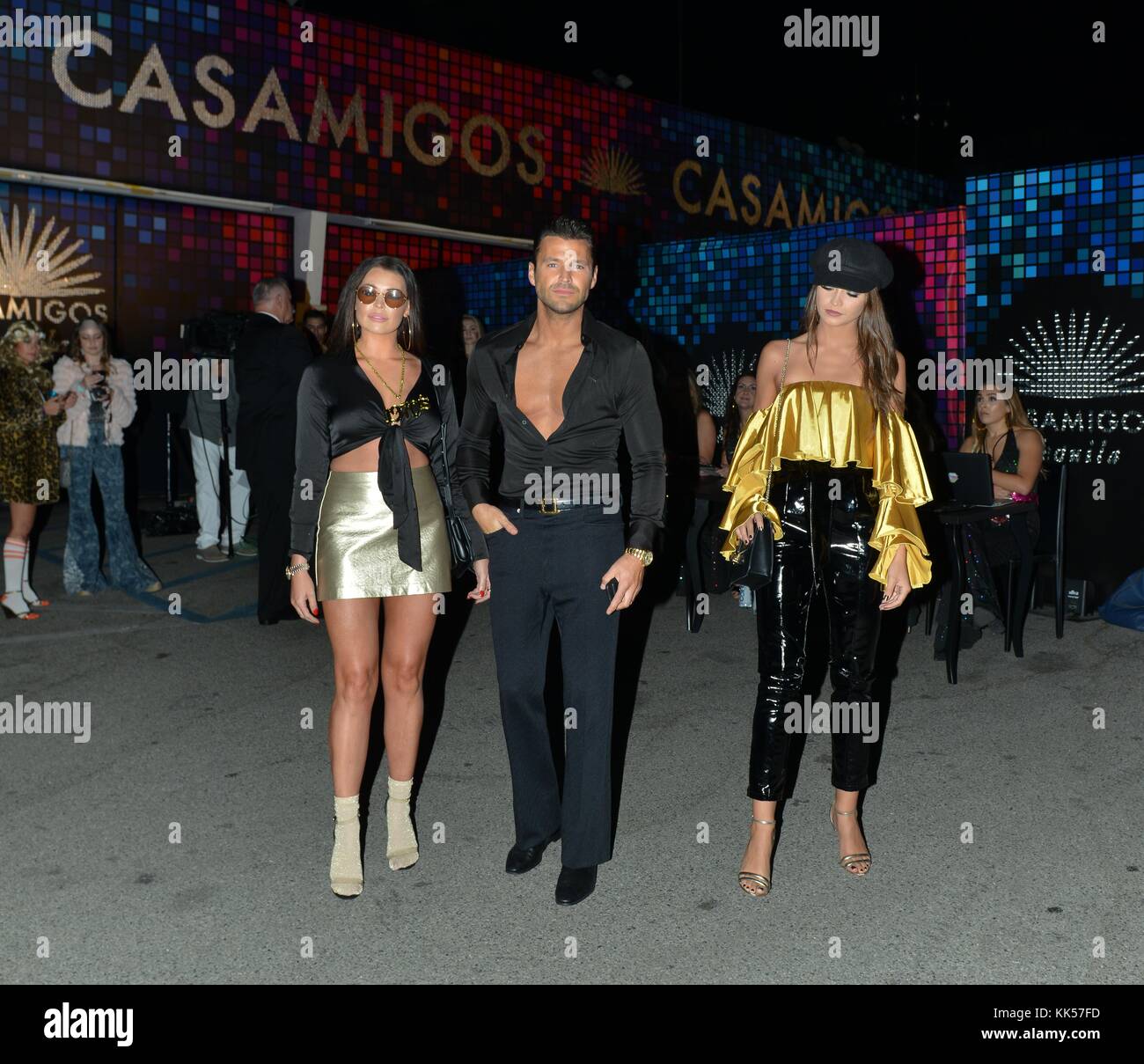 Mark Wright Arriving At The "Casamigos" Halloween Party In Hollywood