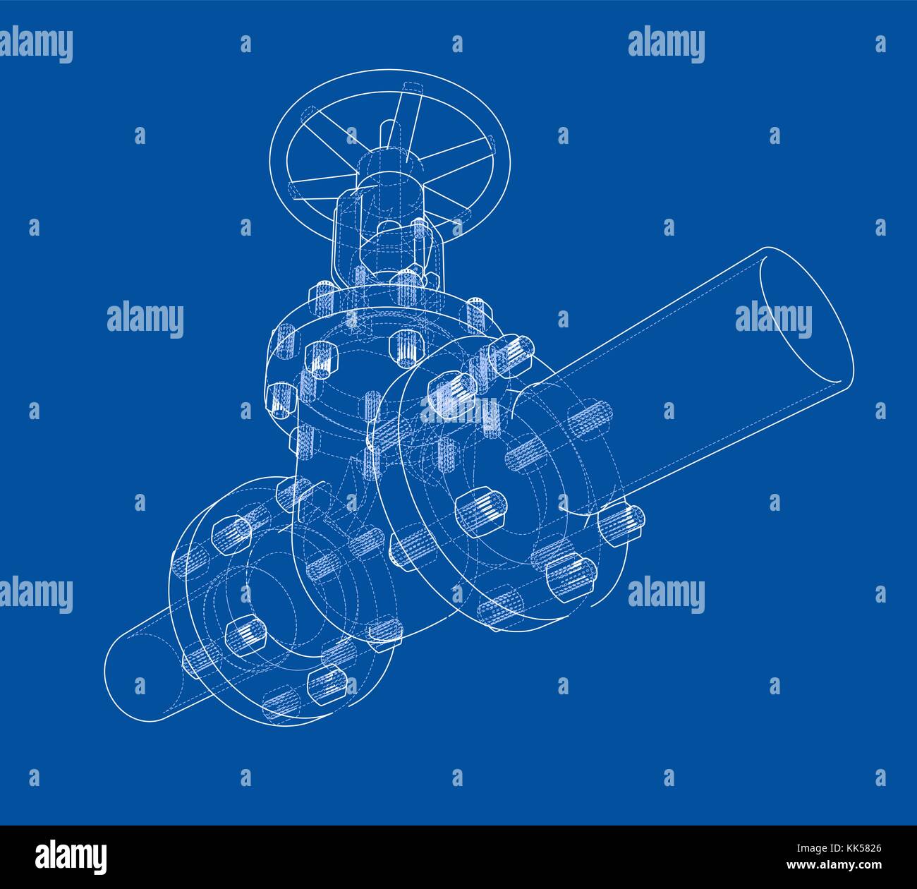 Industrial valve. Vector illustration Stock Vector Image & Art - Alamy