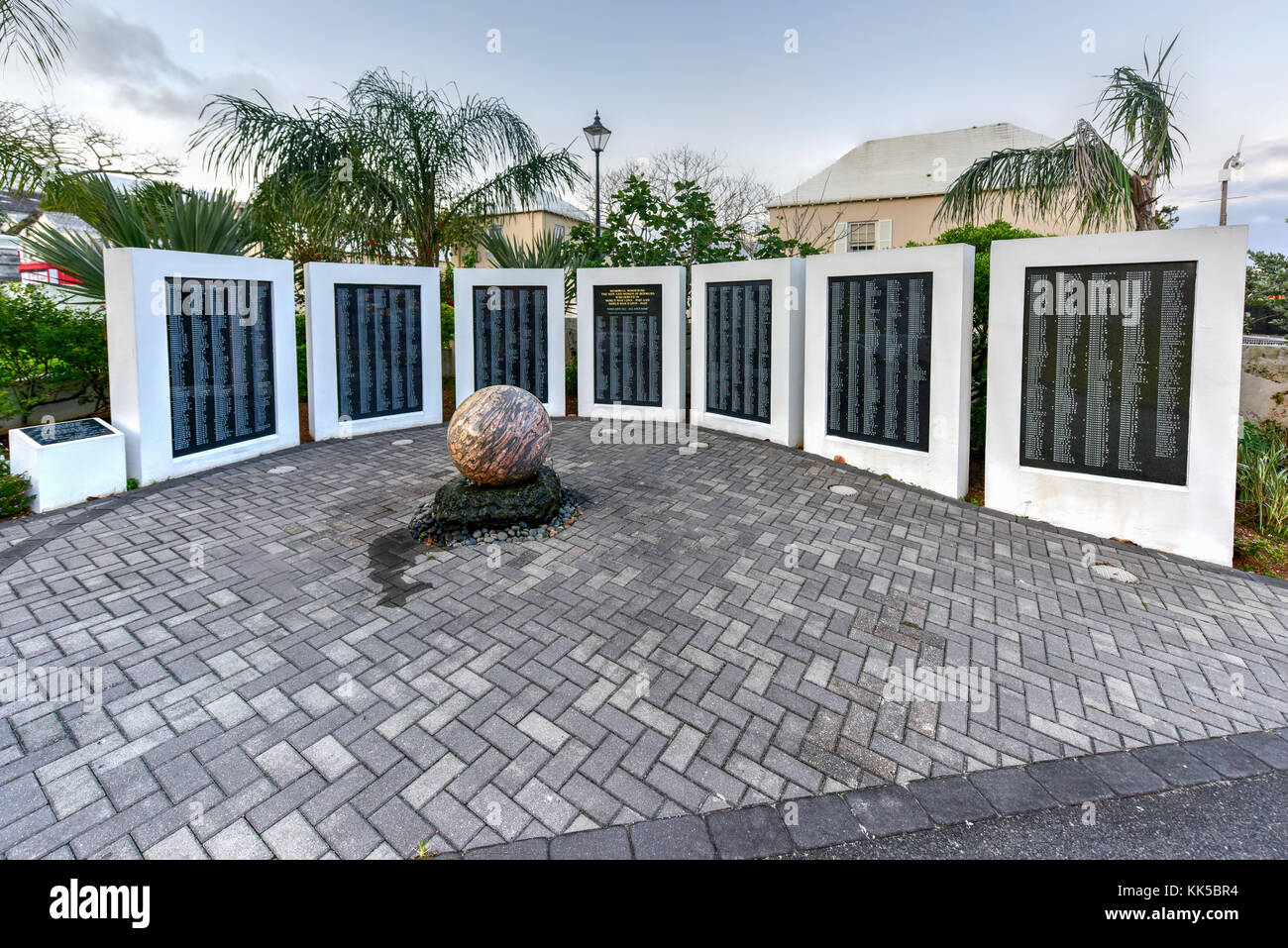 Hamilton, Bermuda May 20, 2016 The Bermuda War Memorial located