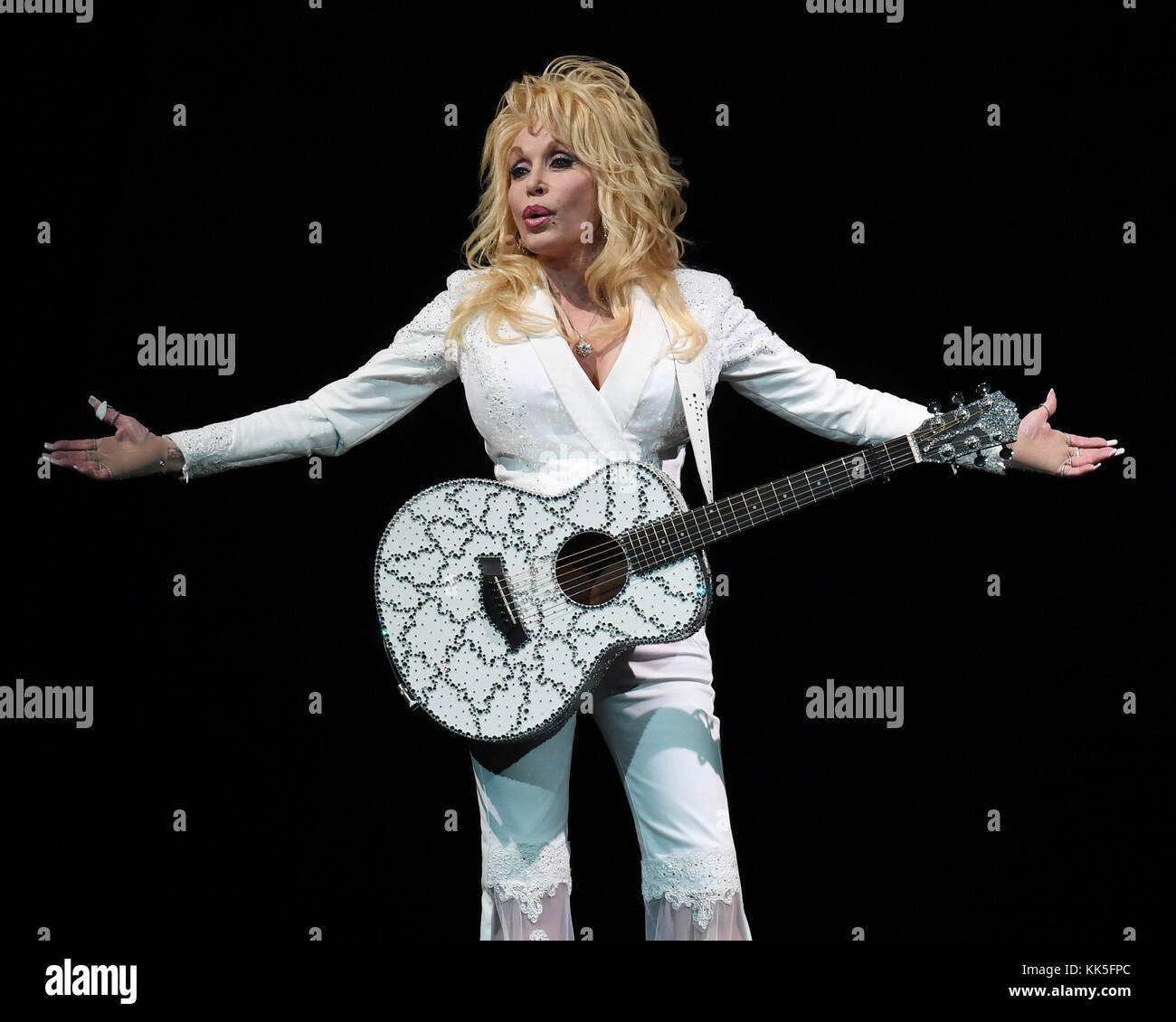 SUNRISE FL - NOVEMBER 27: Dolly Parton performs at The BB&T Center on ...