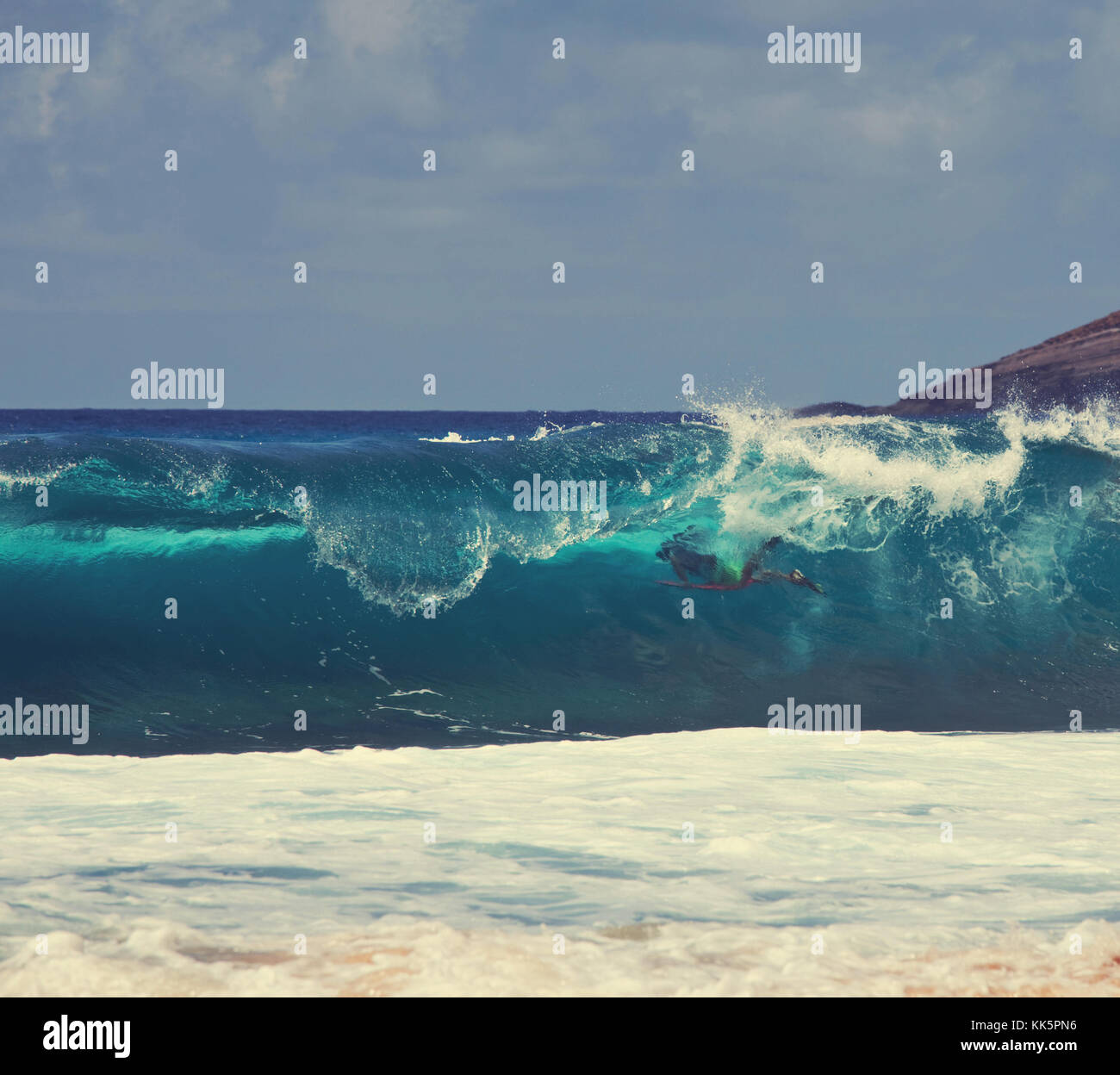wave on Hawaii Stock Photo - Alamy
