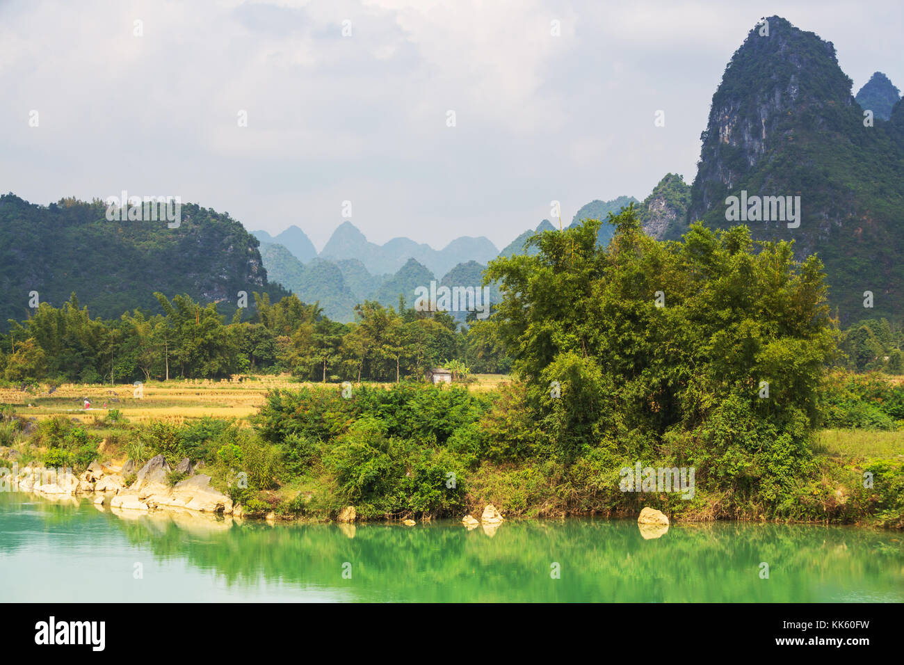 Cao Bang province in  Vietnam Stock Photo