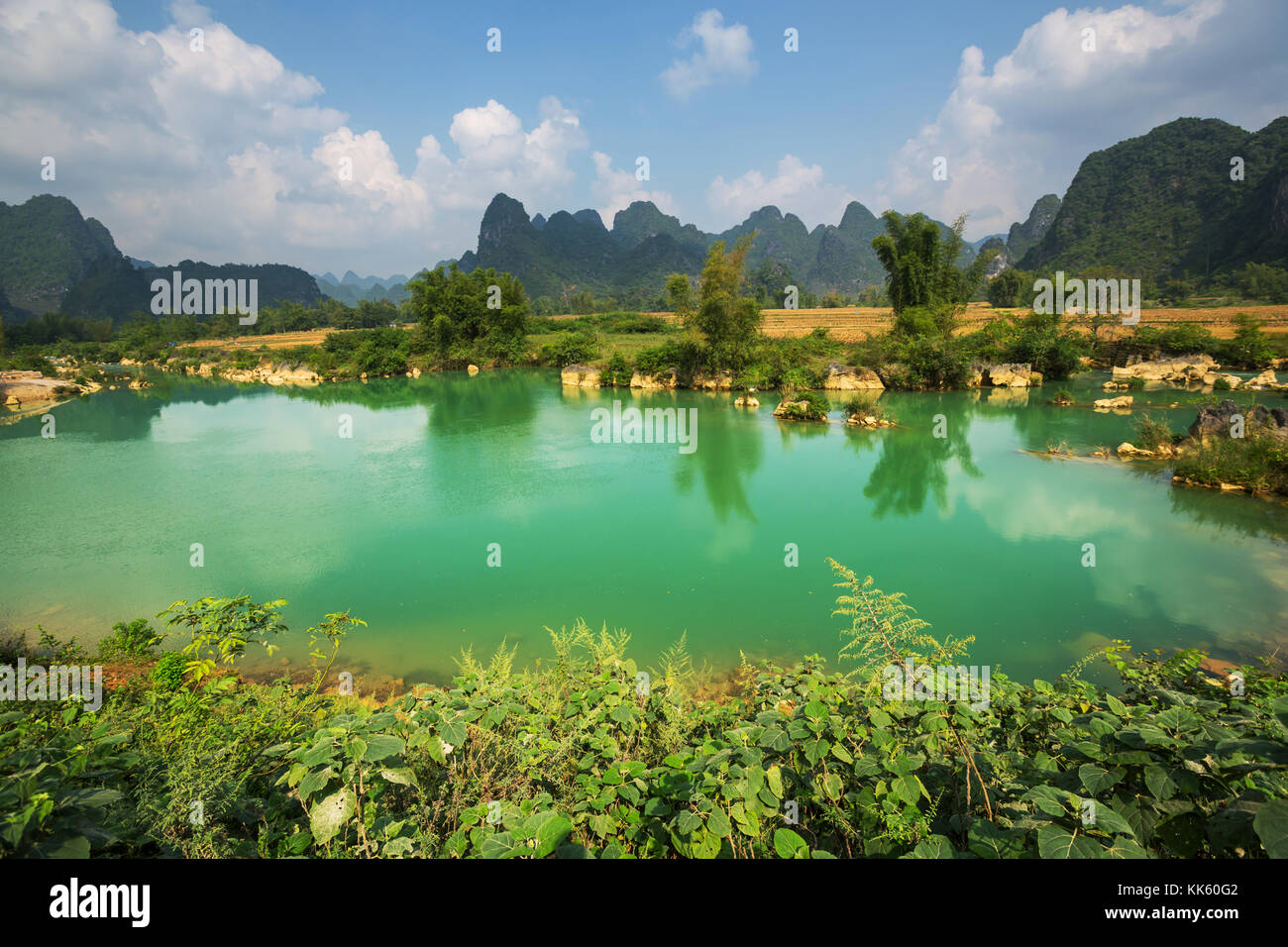 Cao Bang province in Vietnam Stock Photo