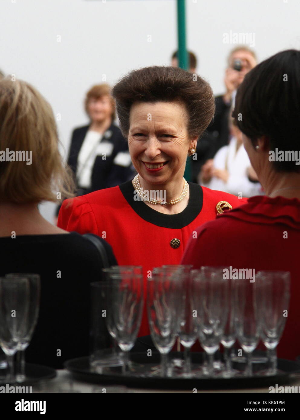 PRINCESS ANNE PRINCESS ROYAL ATTENDING THE RHS CHELSEA FLOWER SHOW ON PRESS DAY ON 21ST MAY 2012. Russell Moore portfolio page. Stock Photo