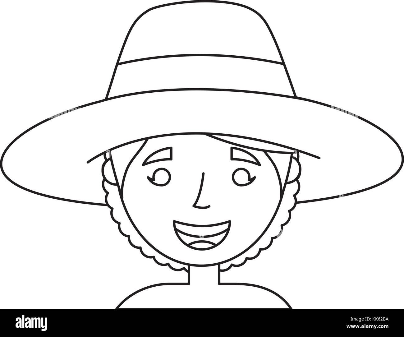 old woman face lady grandma cartoon Stock Vector Image & Art - Alamy