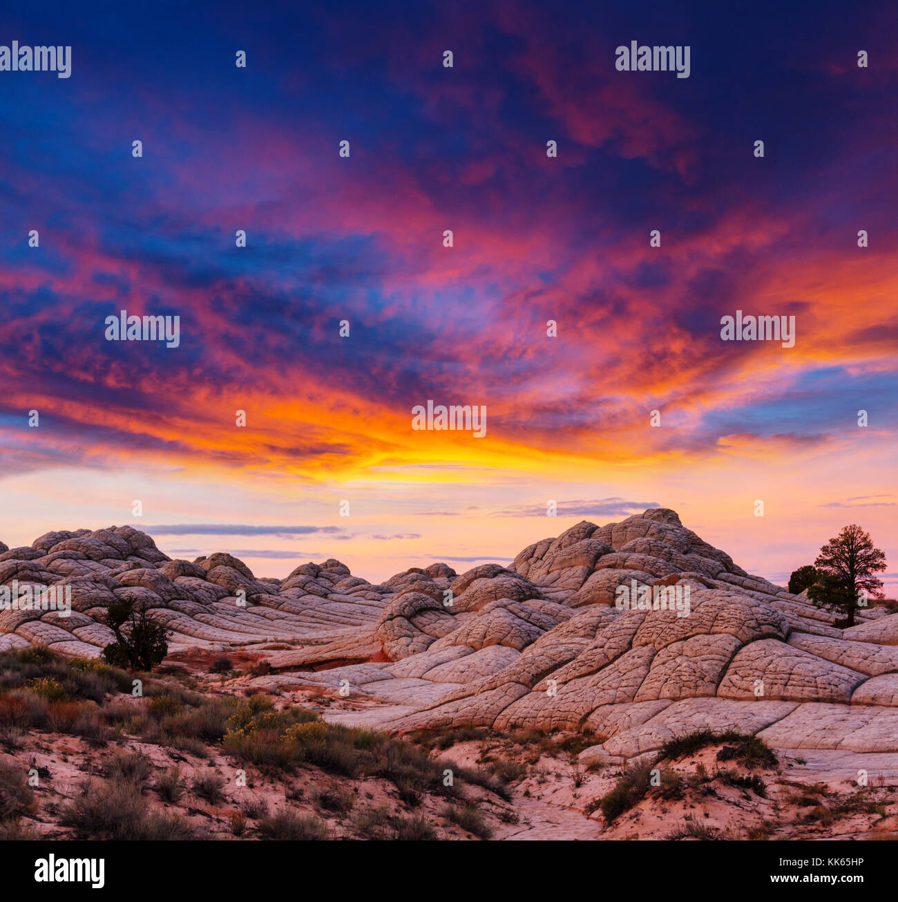 vermilion-cliffs-national-monument-landscapes-at-sunrise-stock-photo