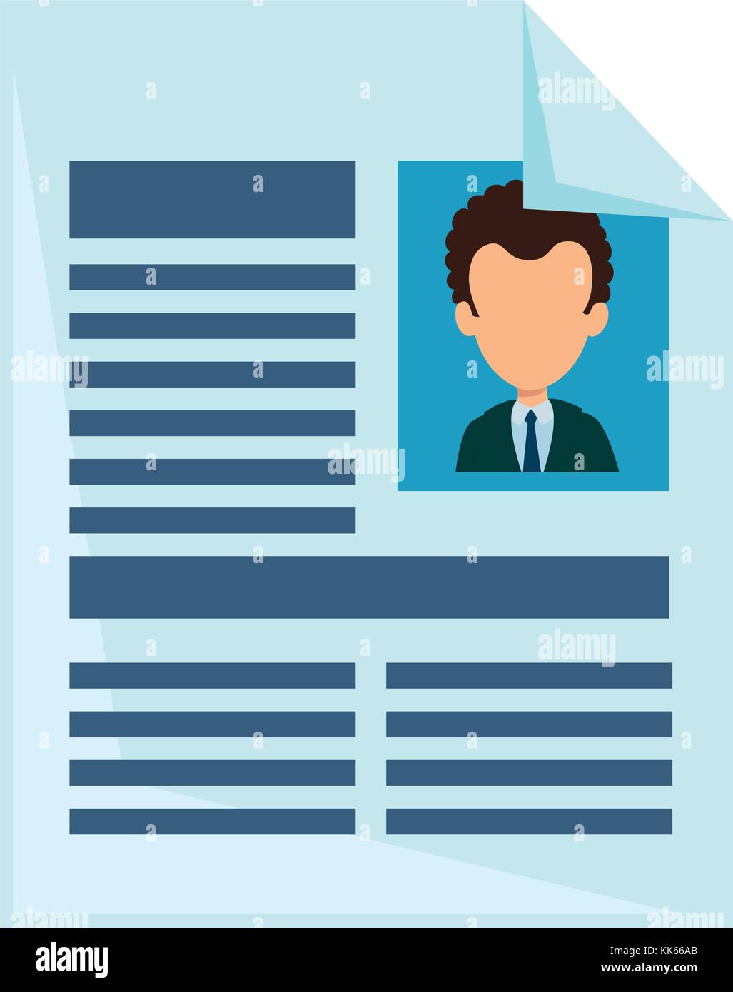 curriculum vitae isolated icon Stock Vector Image & Art - Alamy