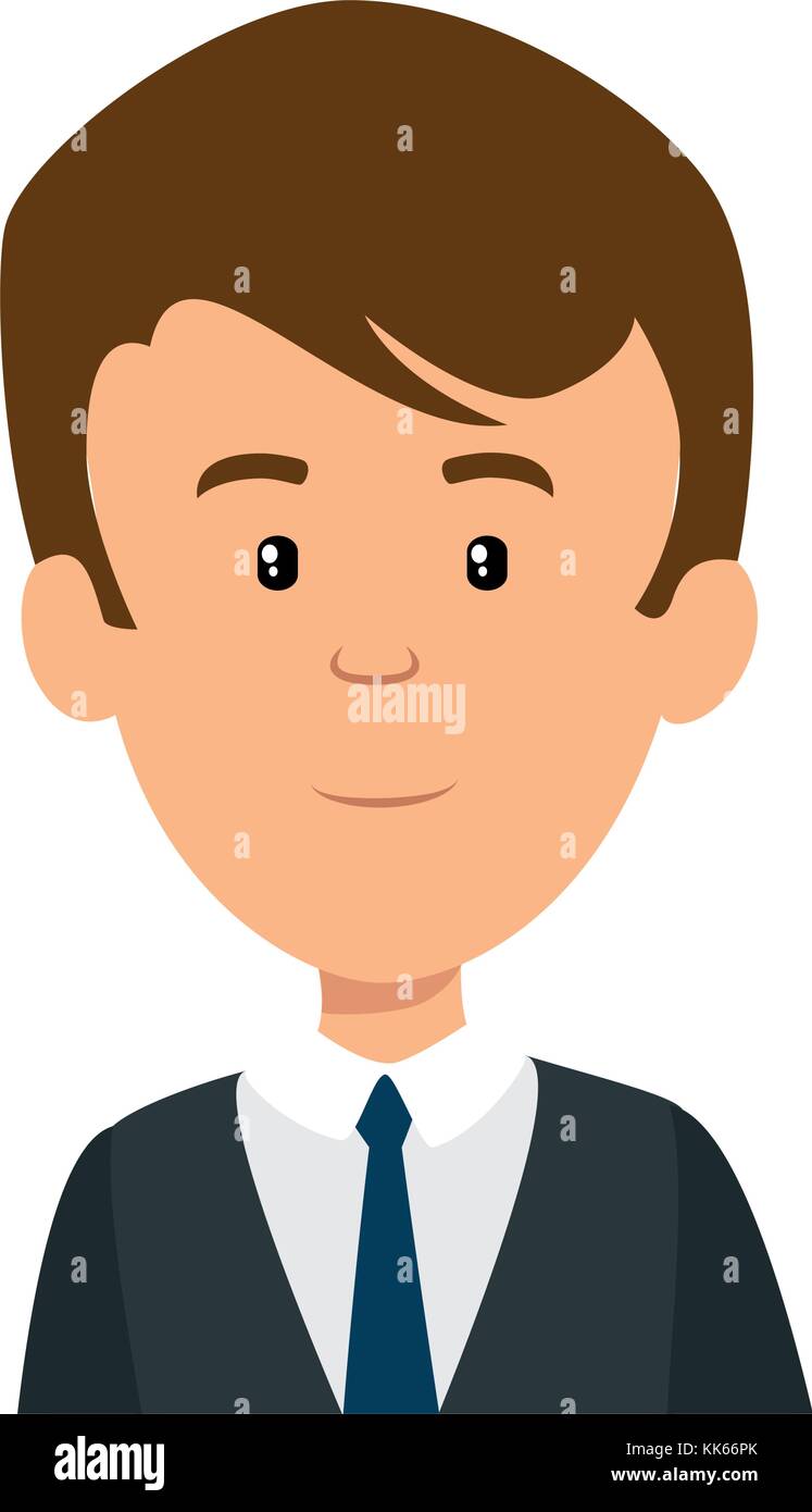 elegant businessman avatar character Stock Vector Image & Art - Alamy