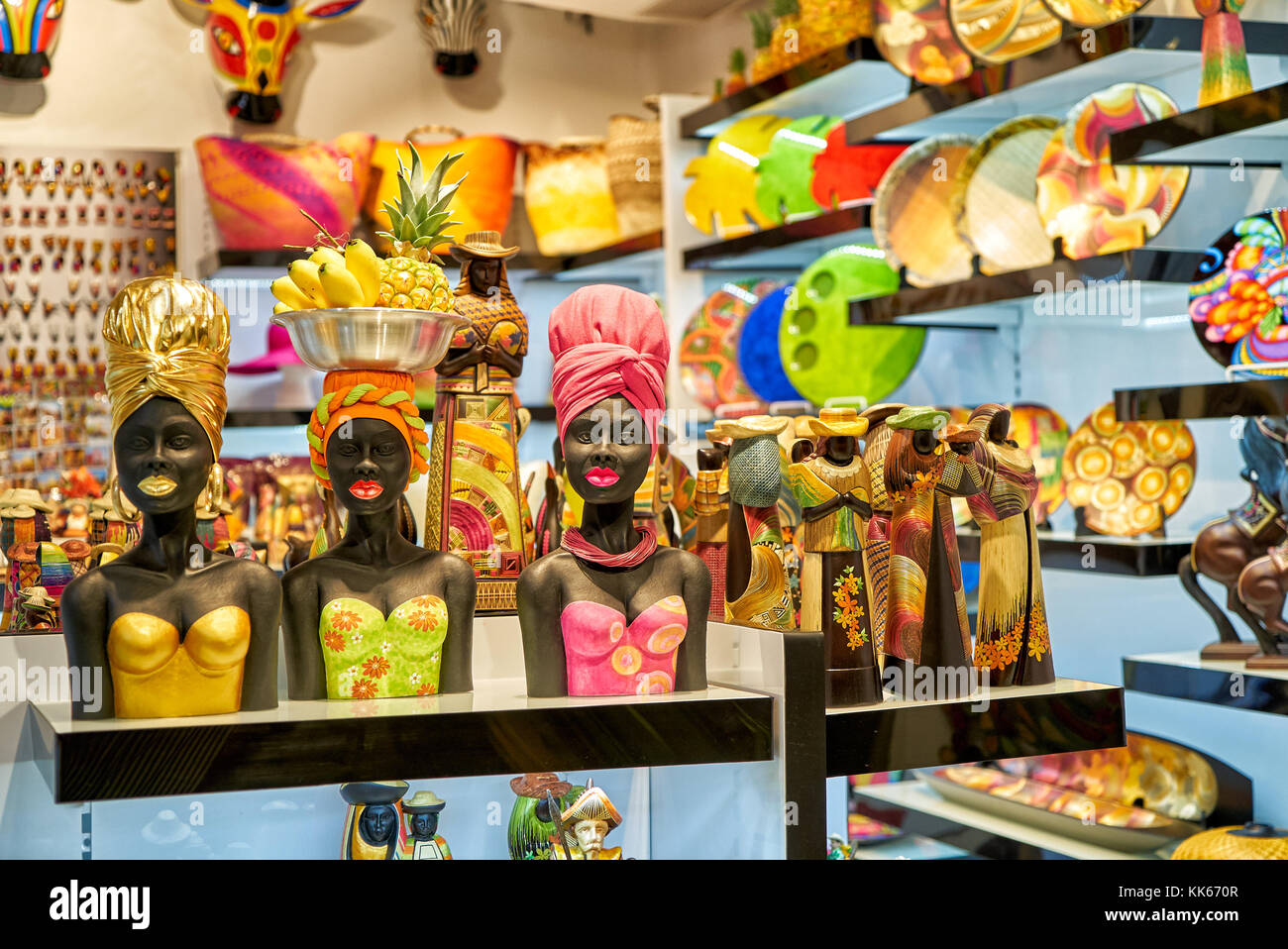 souvenir shop in Cartagena de Indias, Colombia, South America Stock