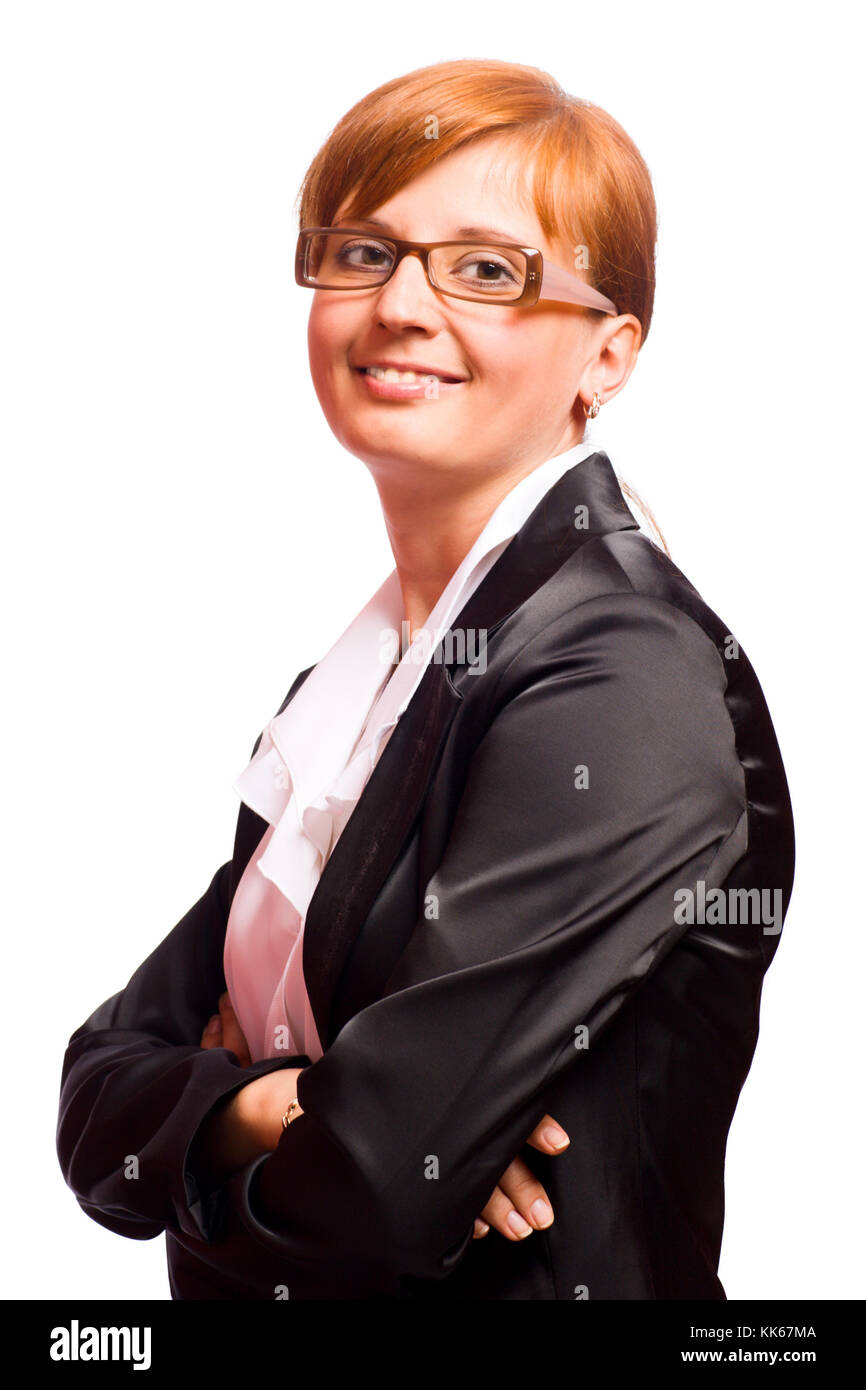 Portrait attractive smiling redhead hi-res stock photography and images ...