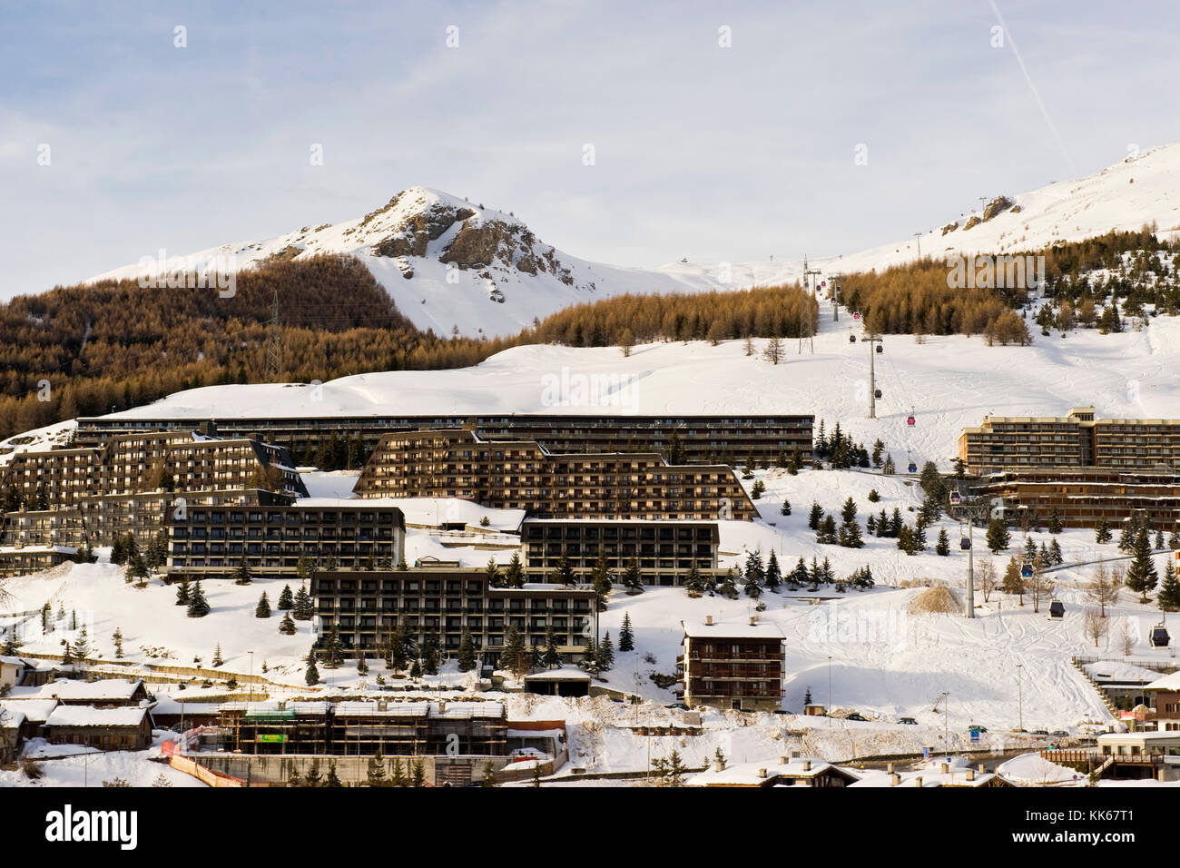 Sestriere, Turin province, Piedmont, Italy Stock Photo