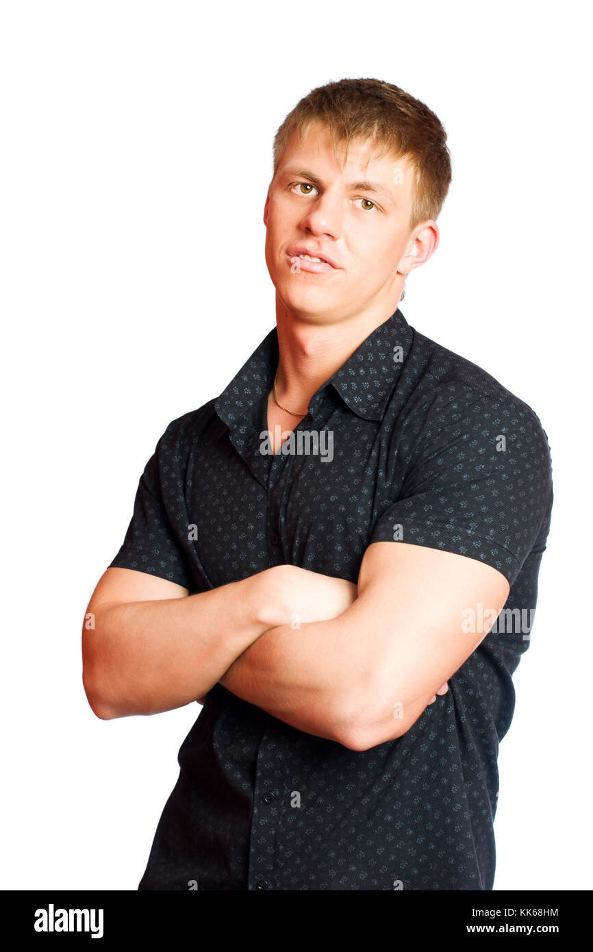 Young adult caucasian blond hi-res stock photography and images - Alamy