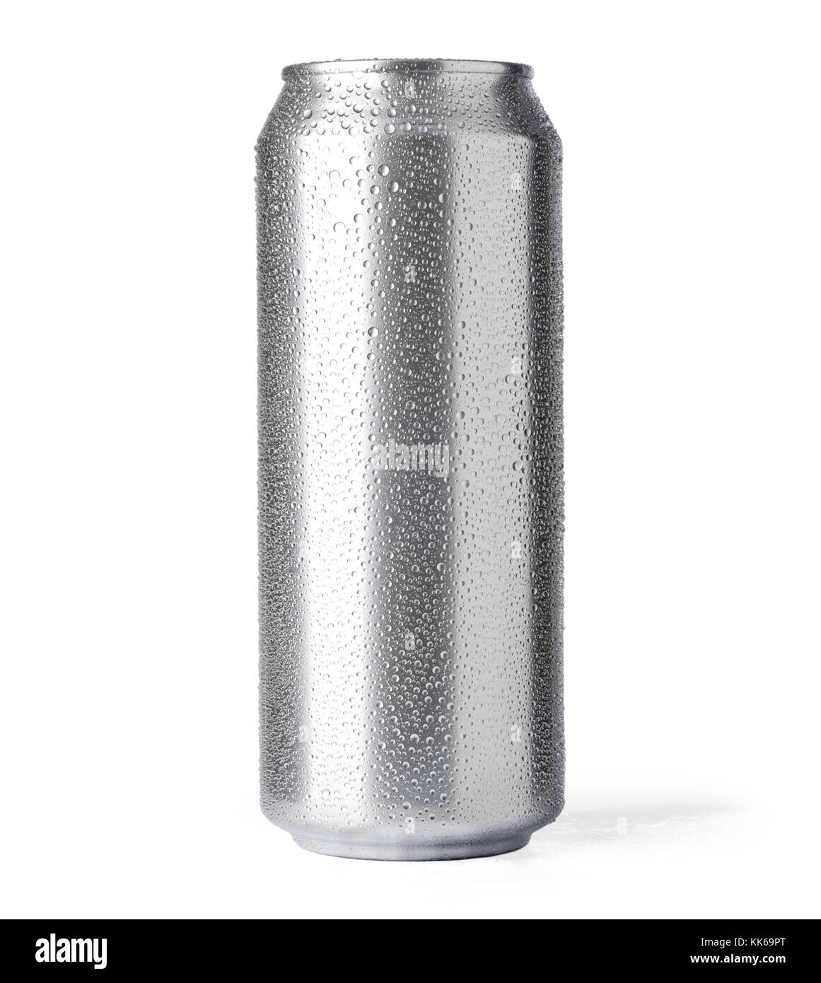 beer can isolated on white background with clipping path Stock Photo