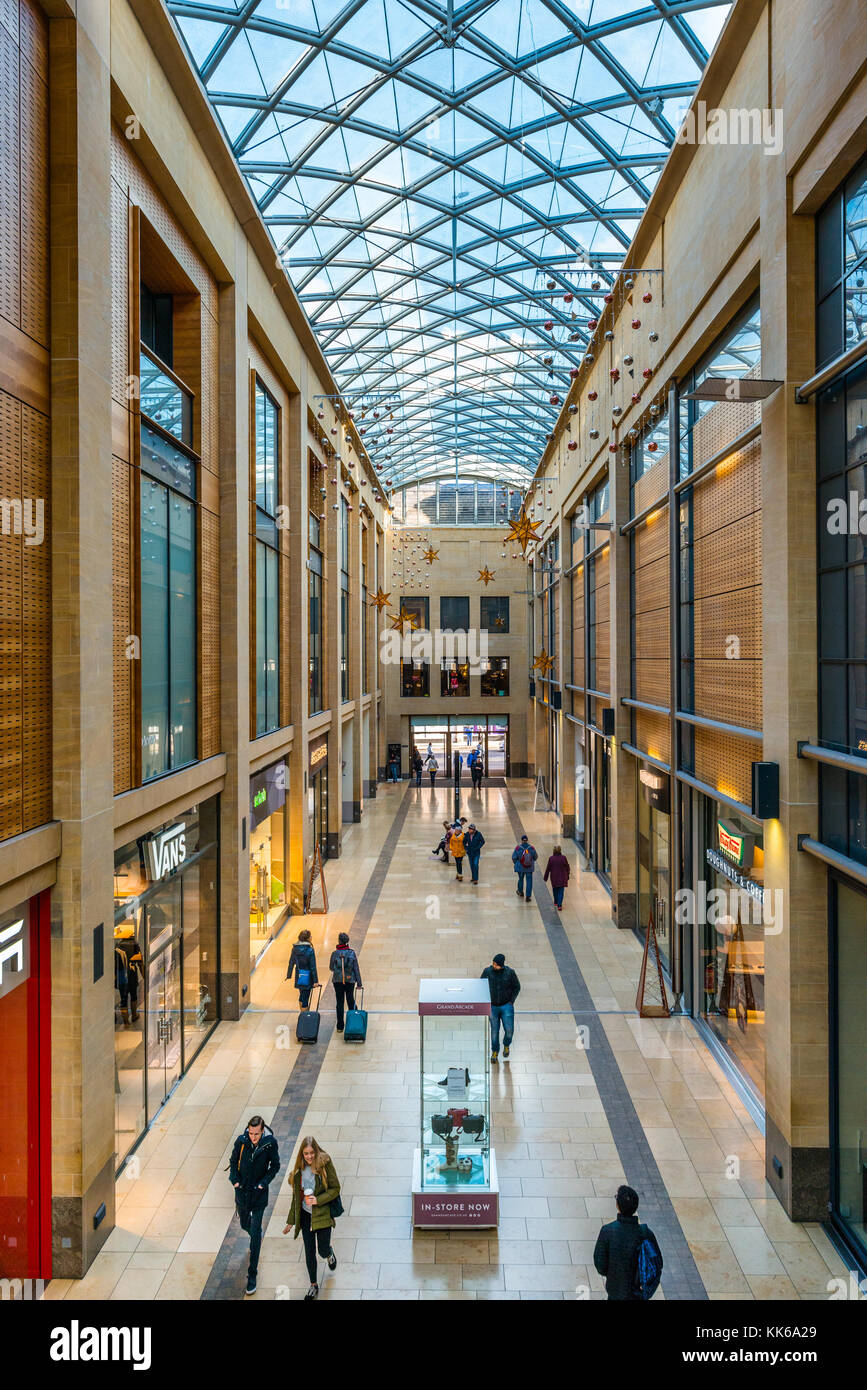 The Grand Arcade shopping centre, in Cambridge, England, UK. Stock Photo