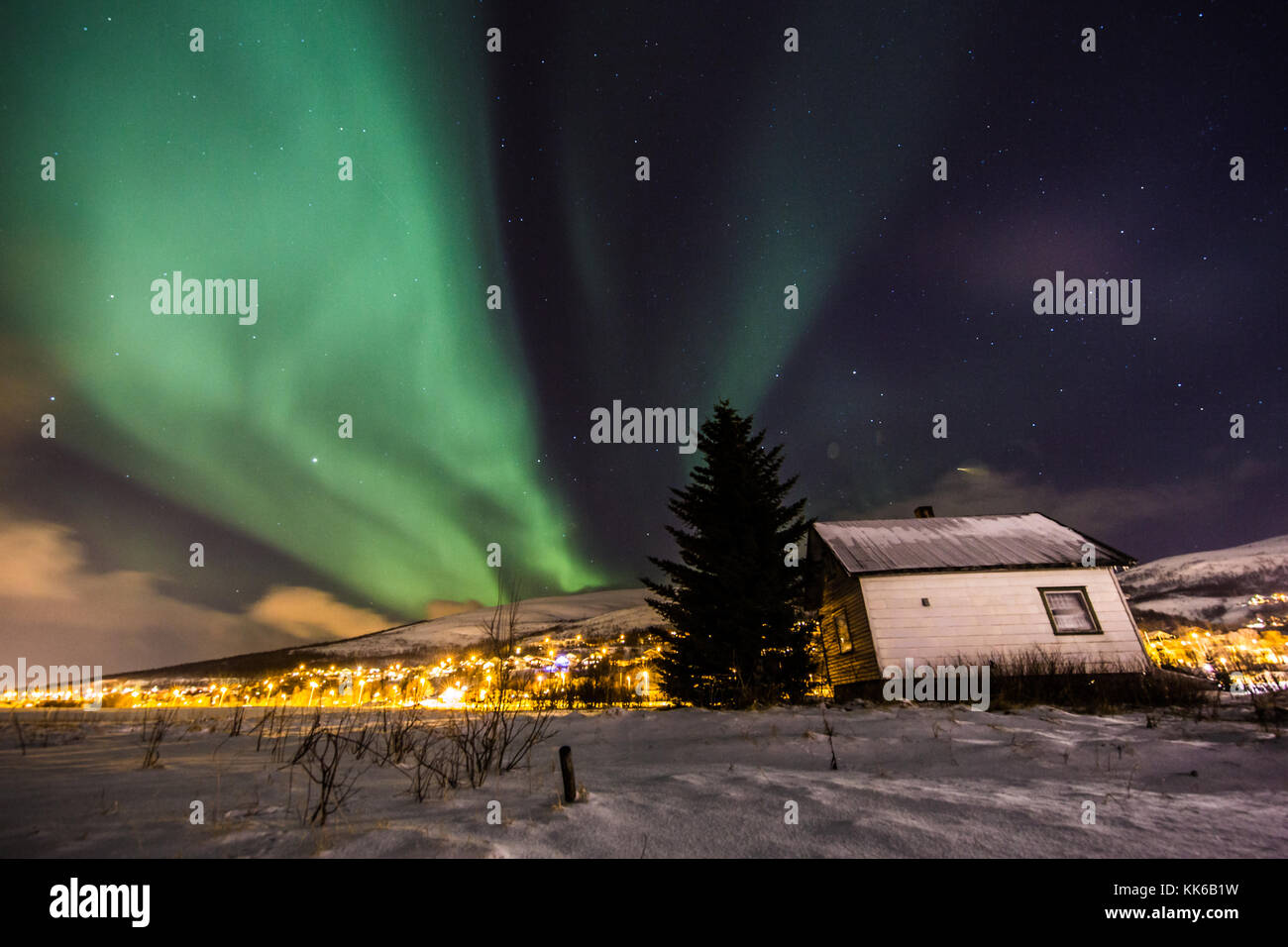 Tromso norway aurora hi-res stock photography and images - Alamy