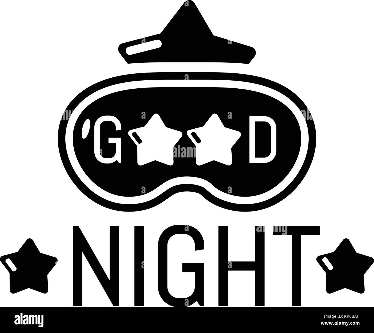 Good night icon, simple style Stock Vector Image & Art Alamy
