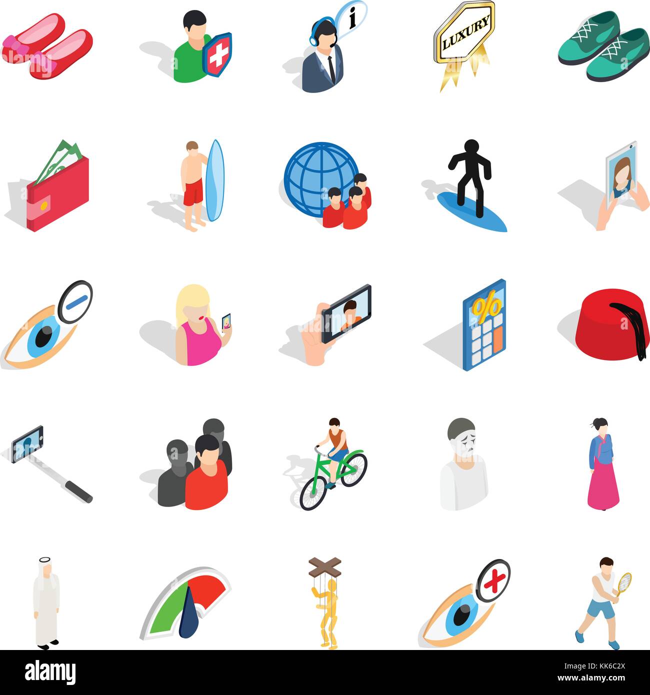 Body training icons set, isometric style Stock Vector Image & Art - Alamy