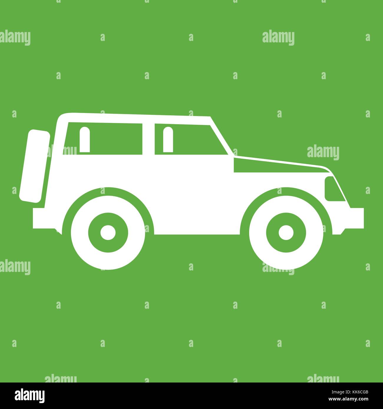 Jeep icon green Stock Vector Image & Art Alamy