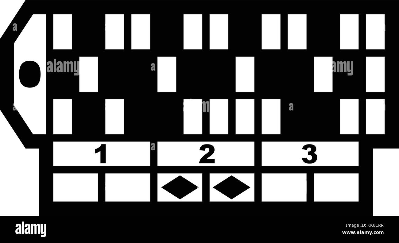 Roulette table Black and White Stock Photos & Images Alamy