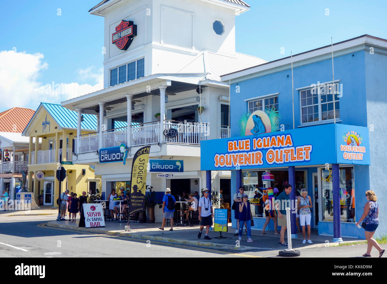 Waterfront and town centre of Georgetown on Grand Cayman in the Cayman  Islands Stock Photo - Alamy