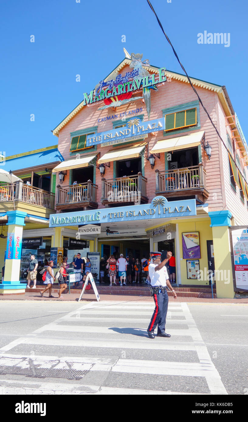 Waterfront and town centre of on Grand Cayman in the Cayman