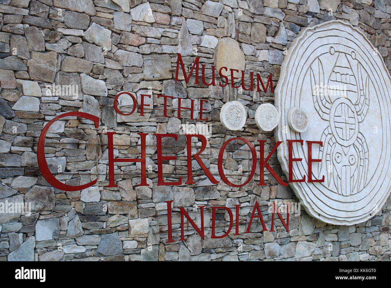 Museum of the Cherokee Indian Stock Photo