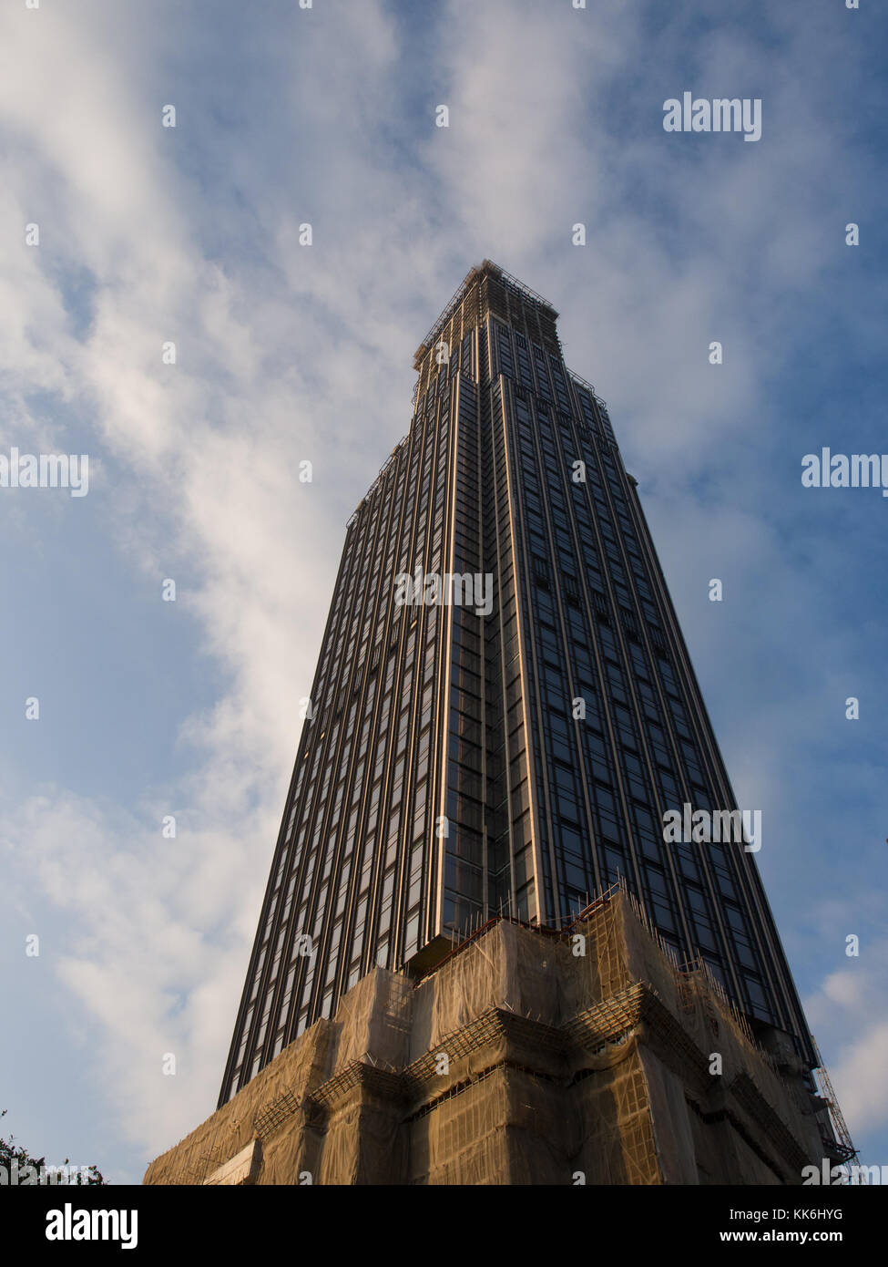 Tall Hong Kong Building Stock Photo