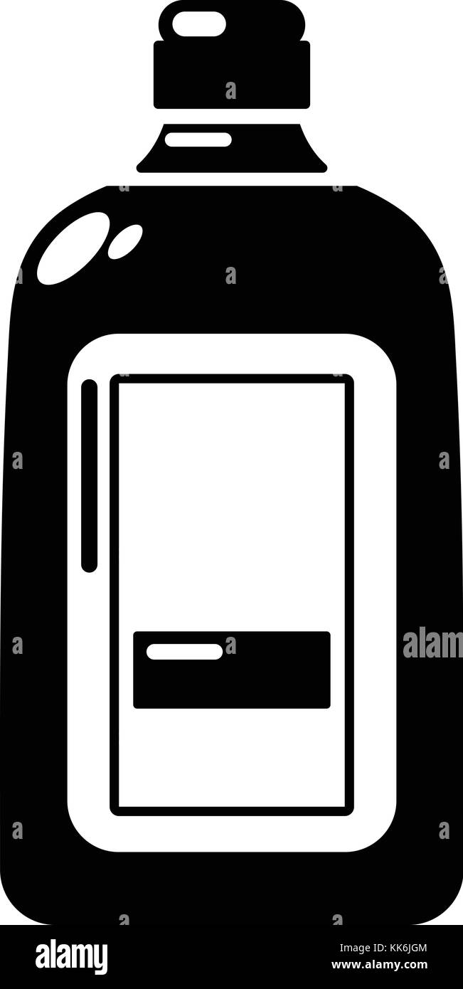 Flat bottle icon, simple style Stock Vector Image & Art - Alamy