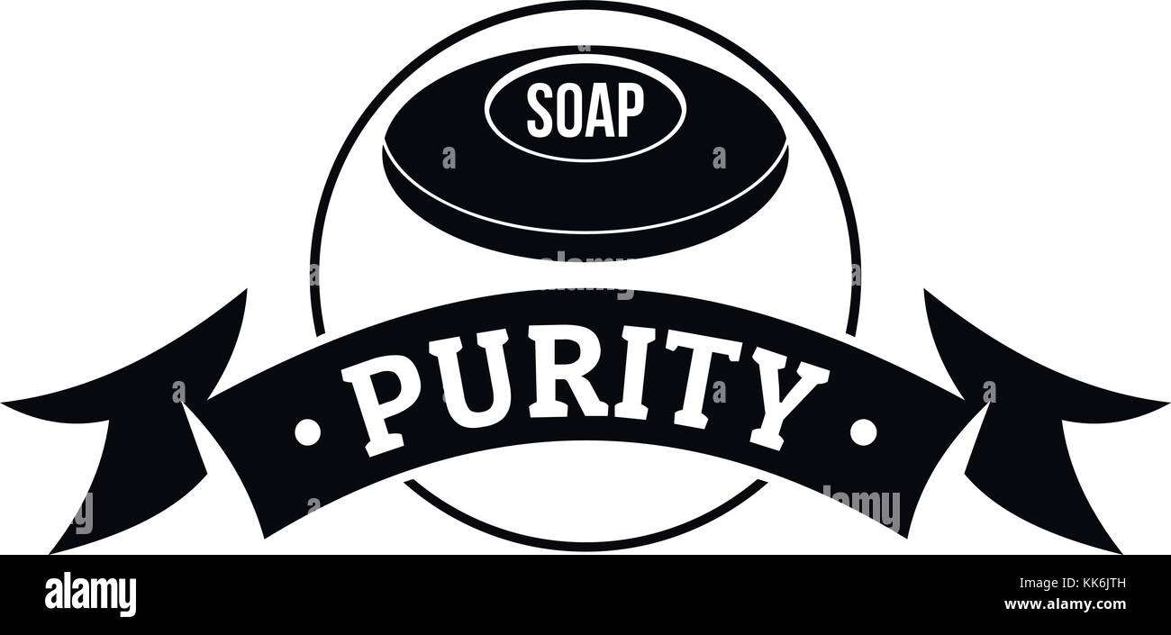 Soap purity logo, simple black style Stock Vector Image & Art - Alamy