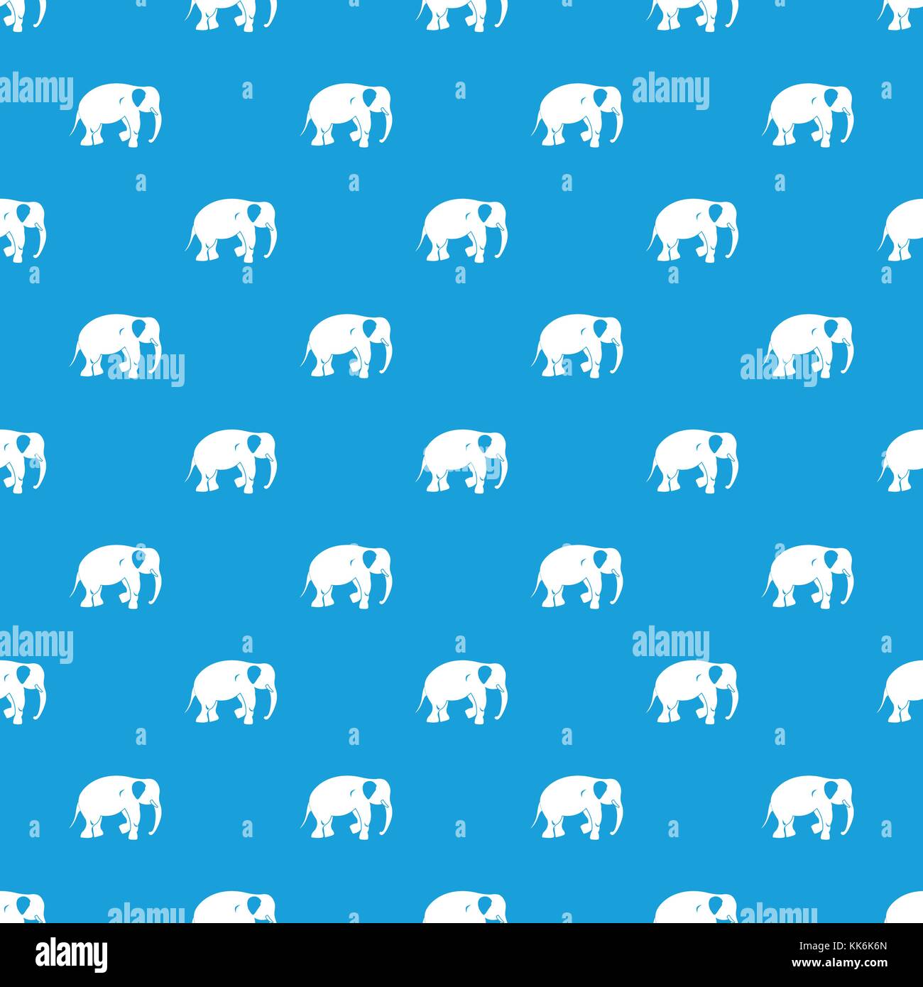 Elephant pattern seamless blue Stock Vector Image & Art - Alamy