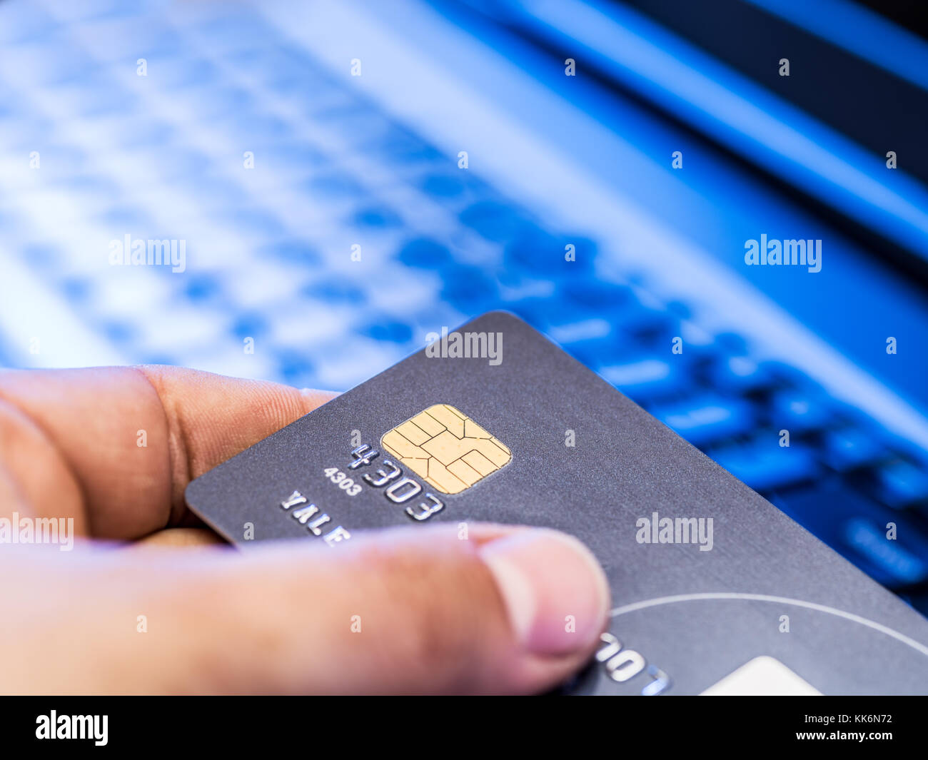 Credit cards. Financial business background. Stock Photo