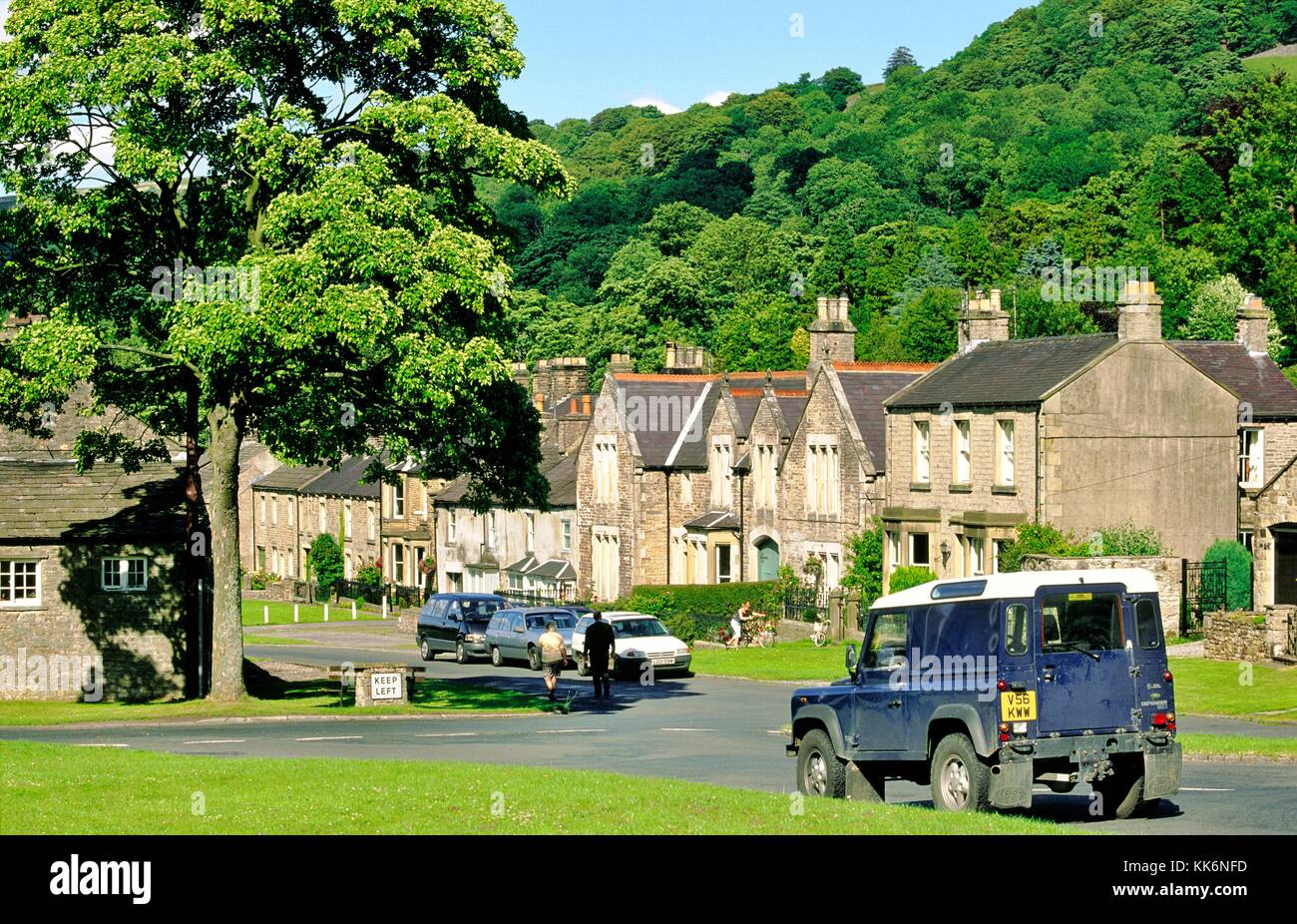 The rural village of West Burton near Leyburn in Wensleydale in the