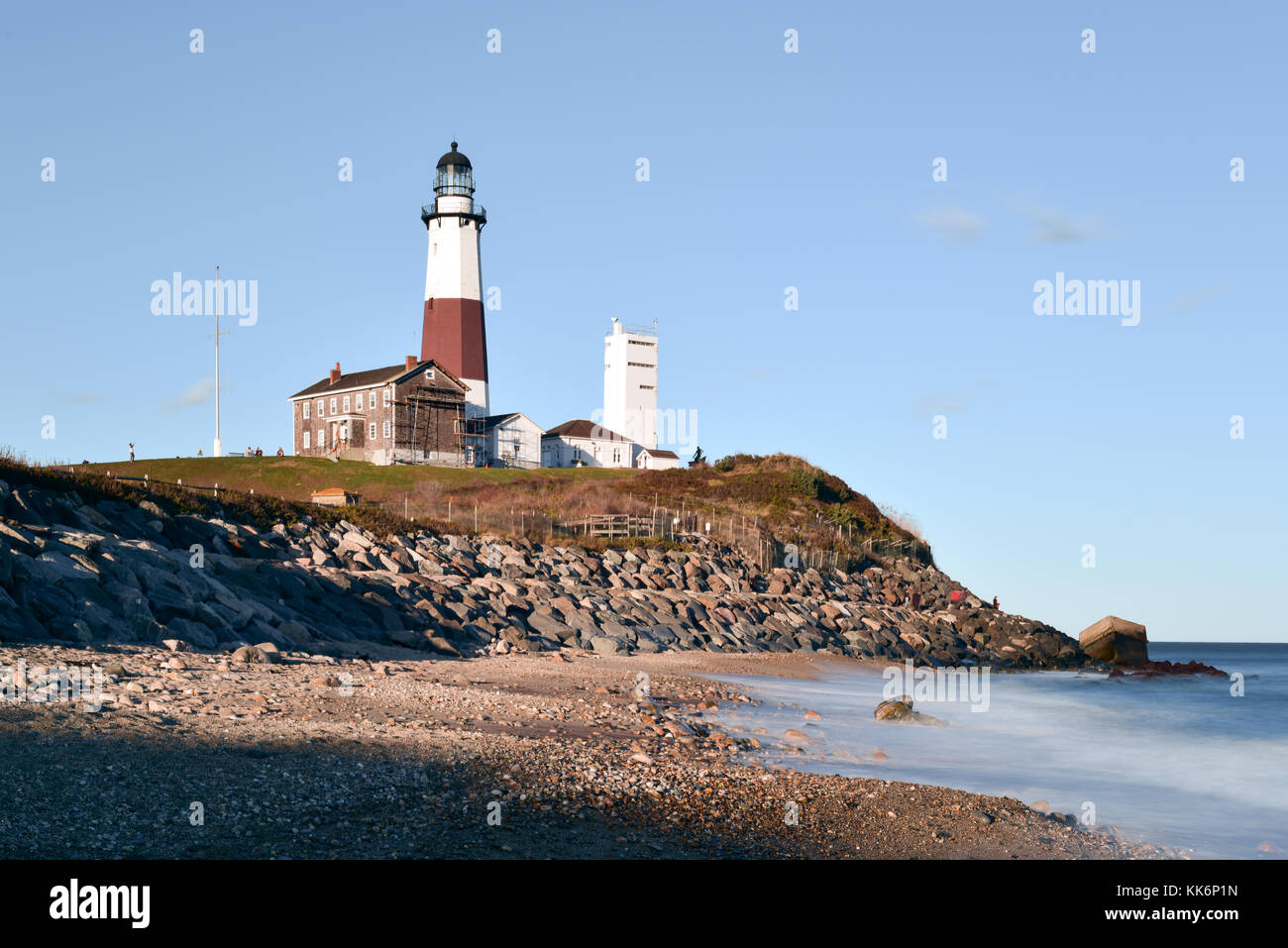 The Montauk Point Lighthouse located adjacent to Montauk Point State