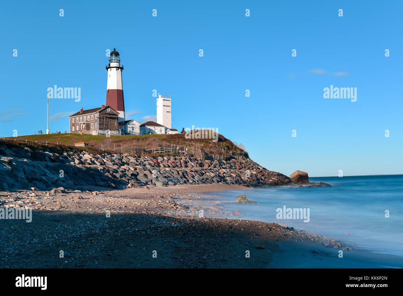 The Montauk Point Lighthouse located adjacent to Montauk Point State